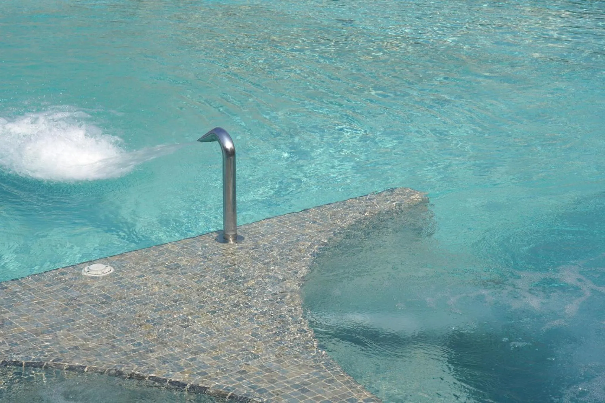 Swimming pool in Hotel La Perla - Bike Hotel