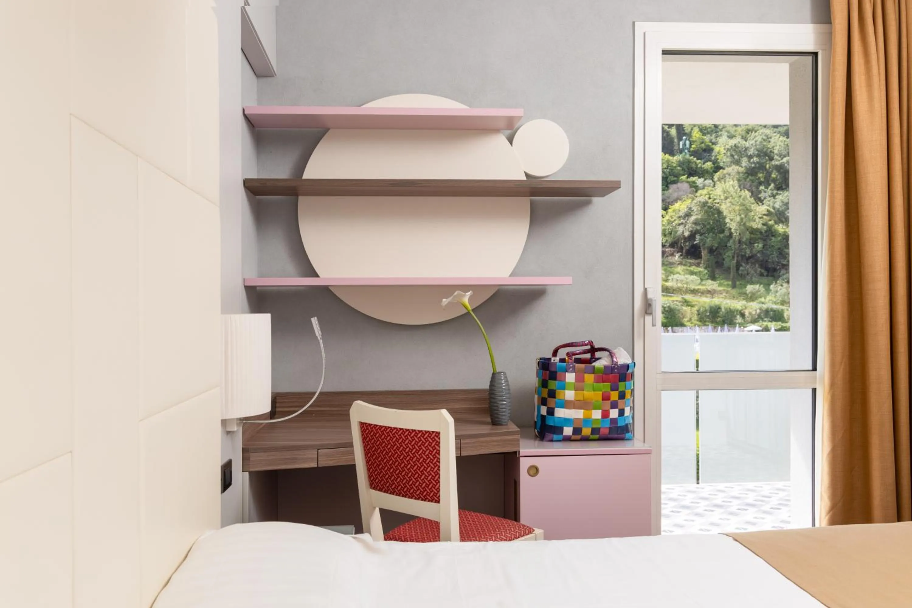 Bedroom, Bed in Hotel La Perla - Bike Hotel