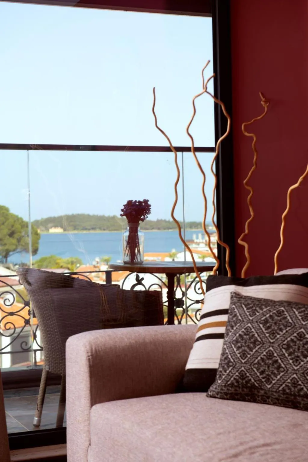 Seating area in Maison Vourla Hotel