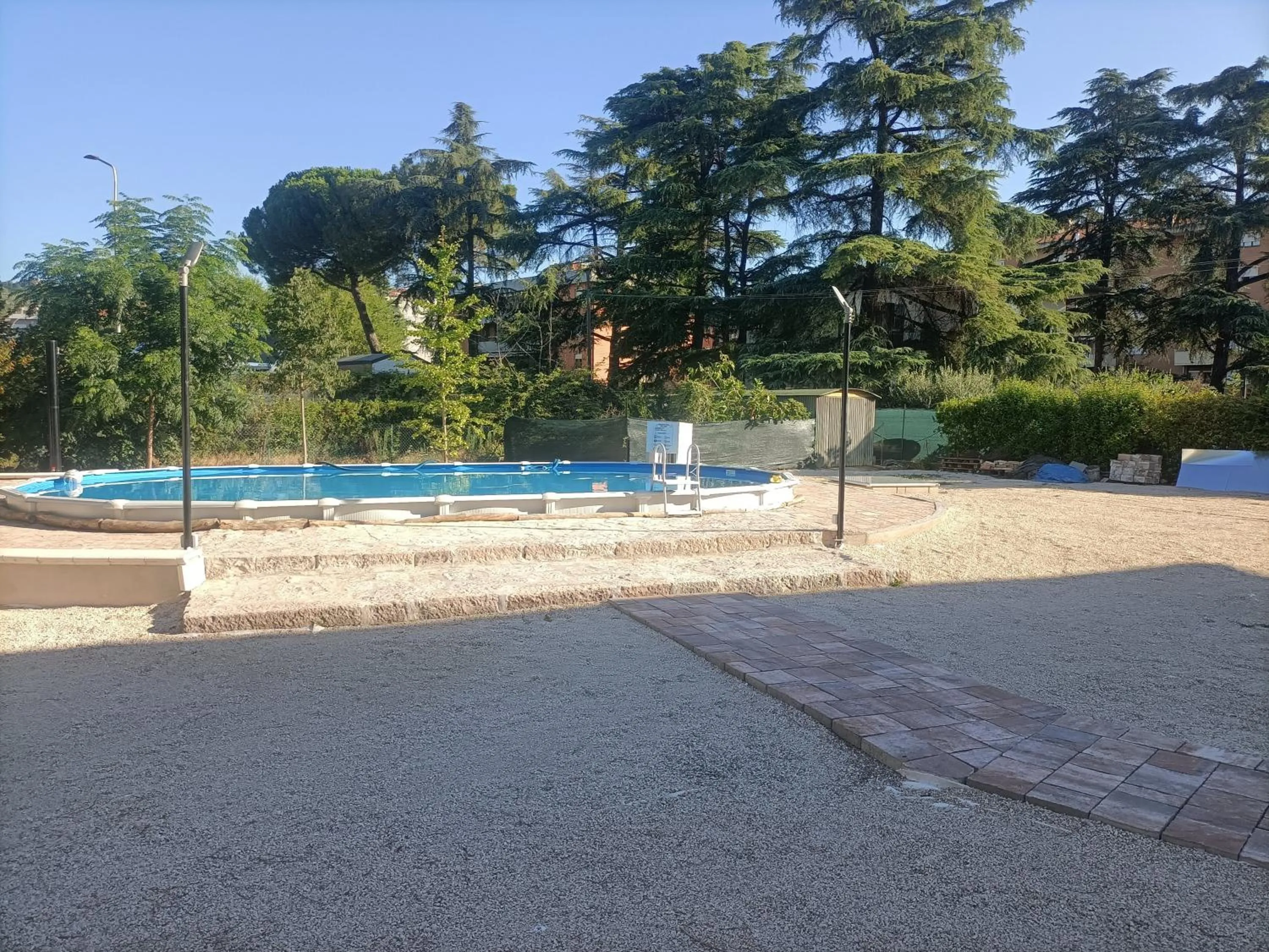 Pool view in Villa del Parco