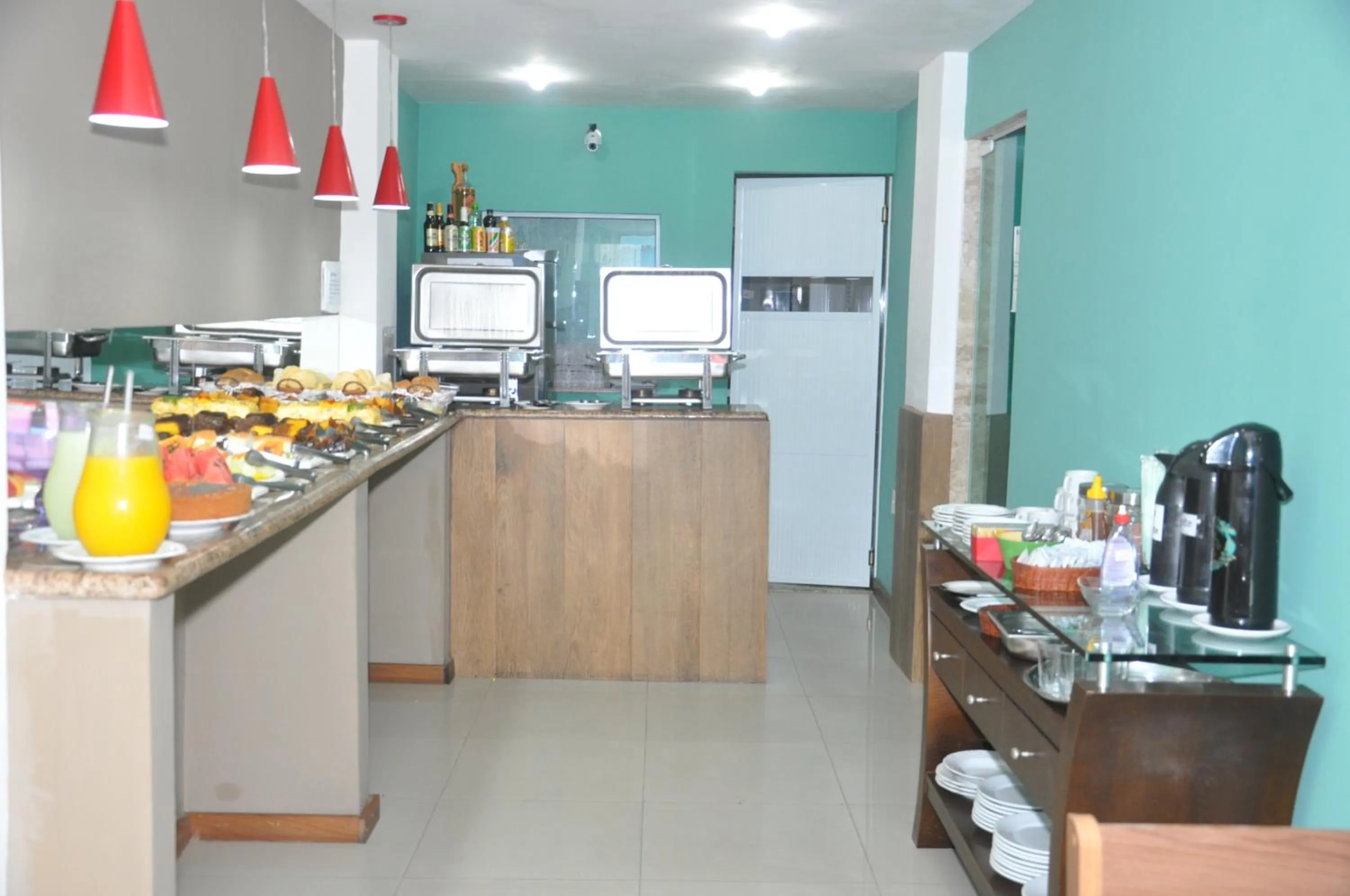 Buffet breakfast in Bonjour Hotel