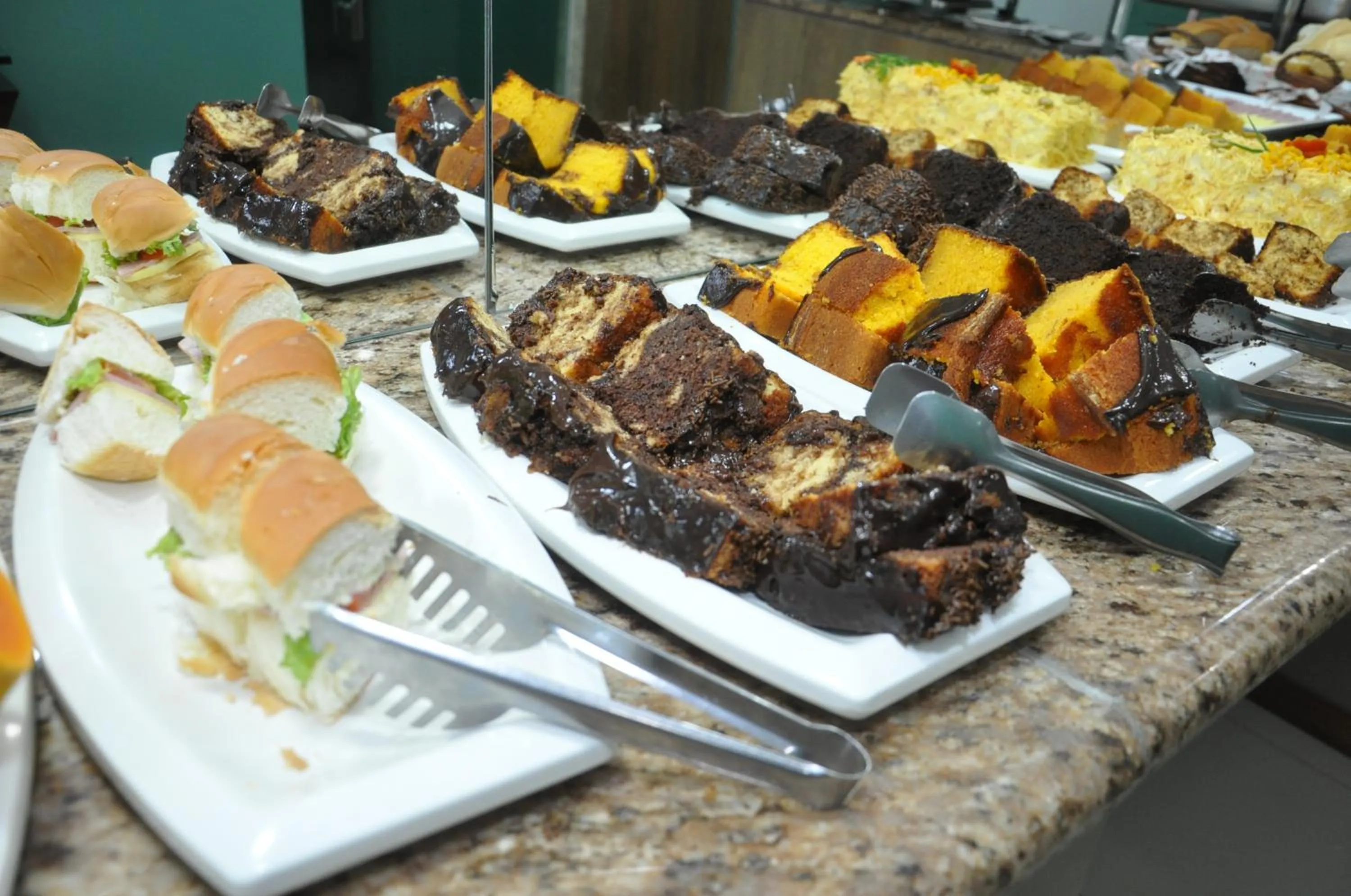 Buffet breakfast in Bonjour Hotel