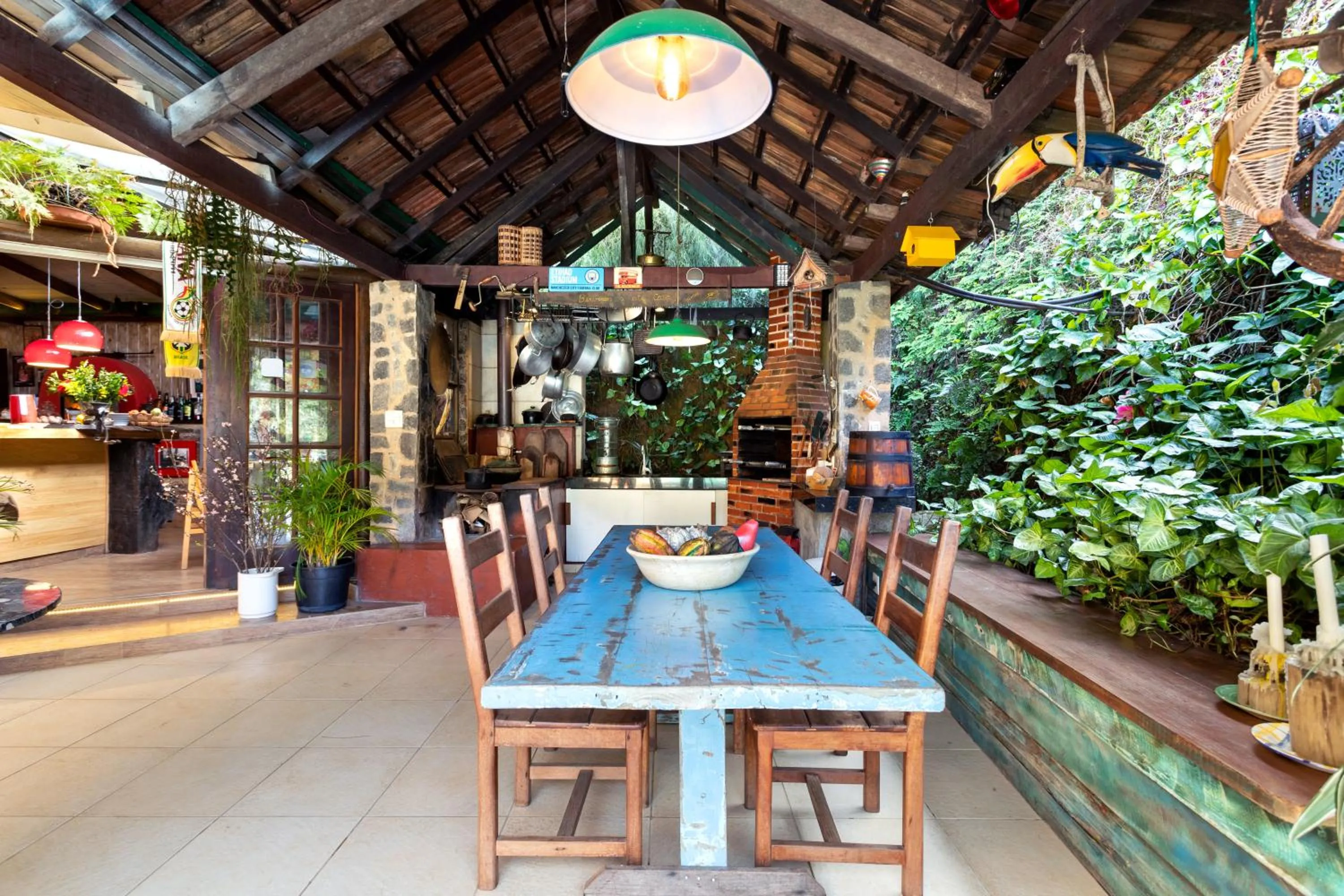 Balcony/Terrace in B & B Gourmet Itaipava