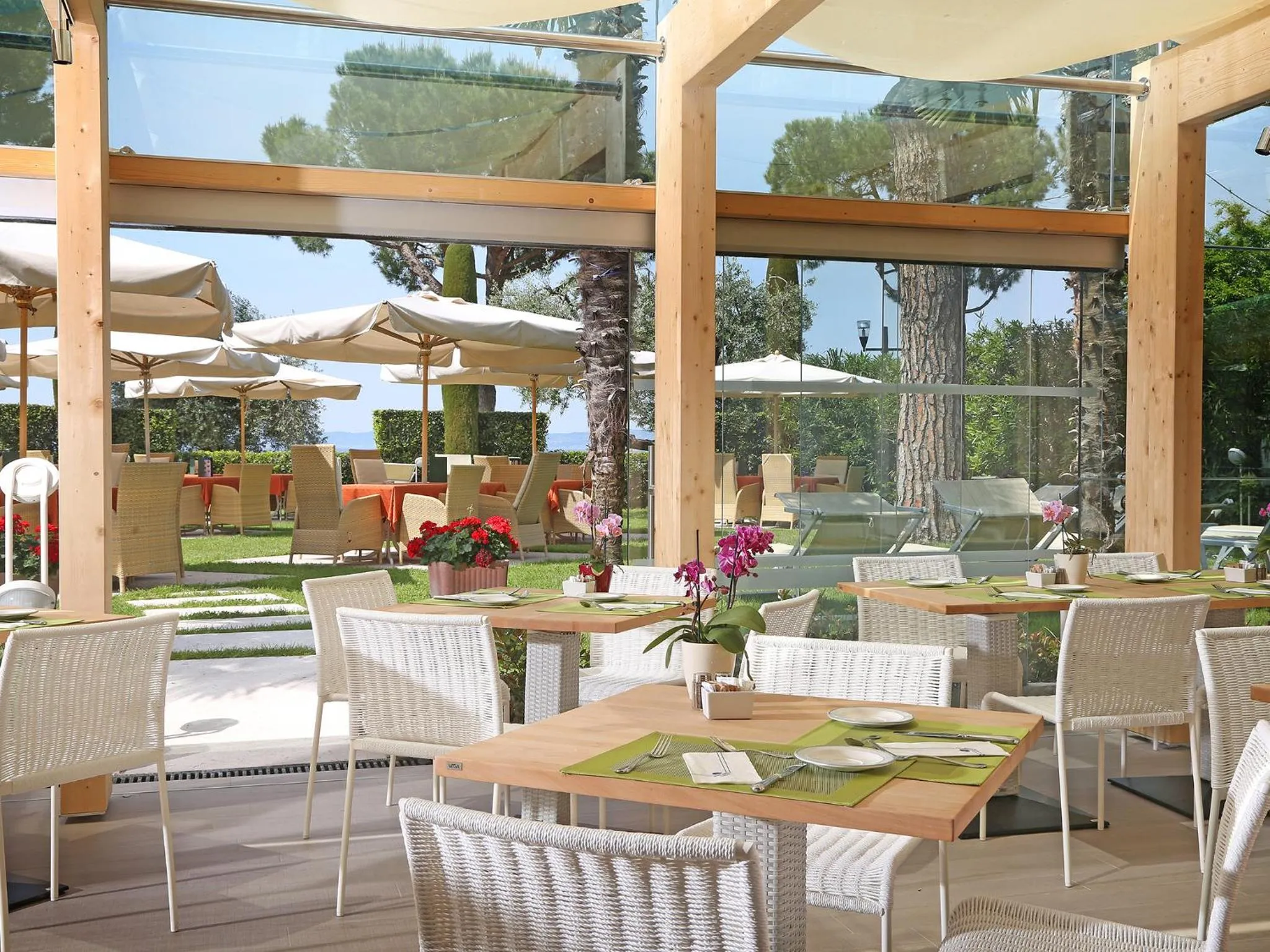 Patio in Hotel Sportsman