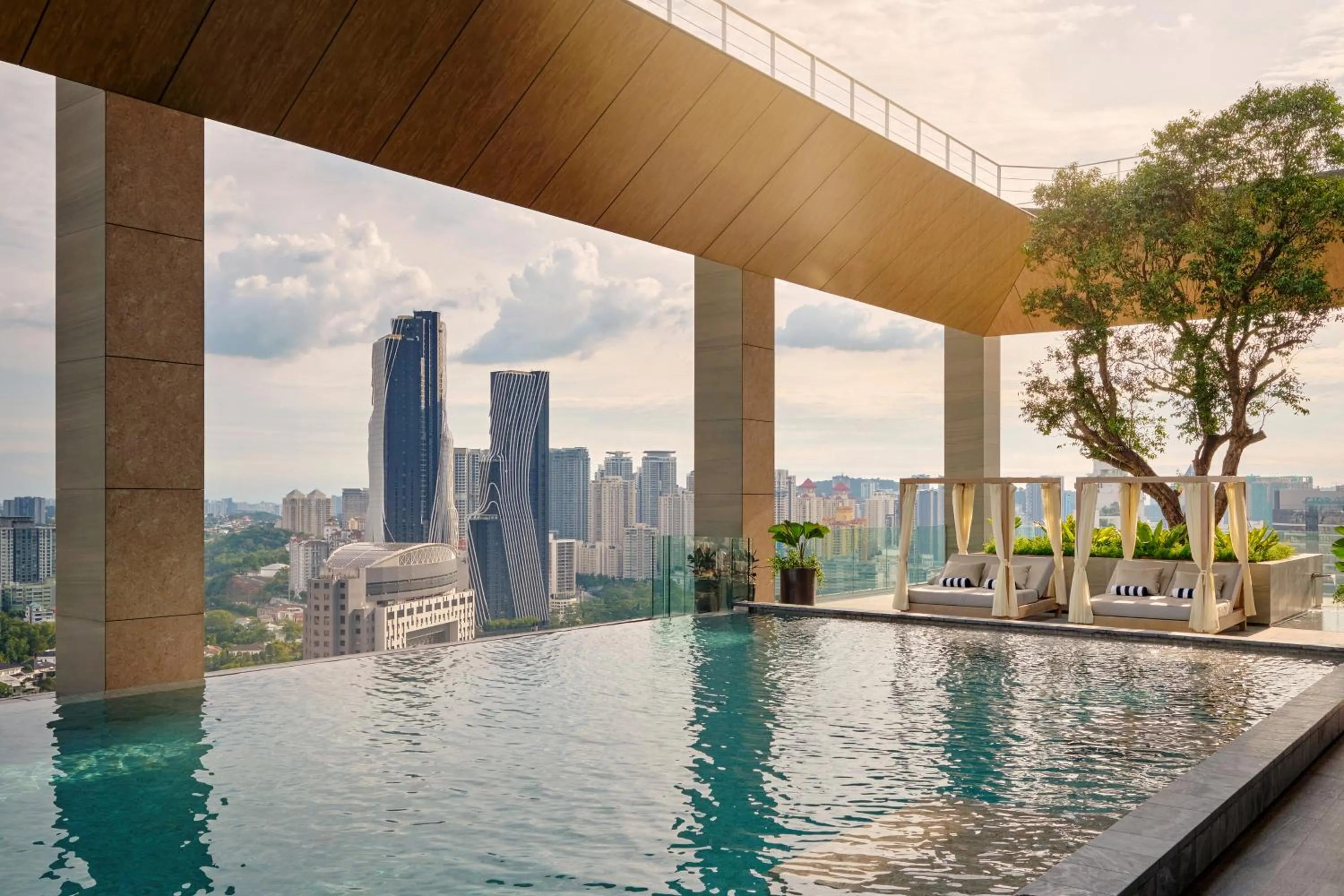 Swimming pool in Hyatt Regency Kuala Lumpur at KL Midtown