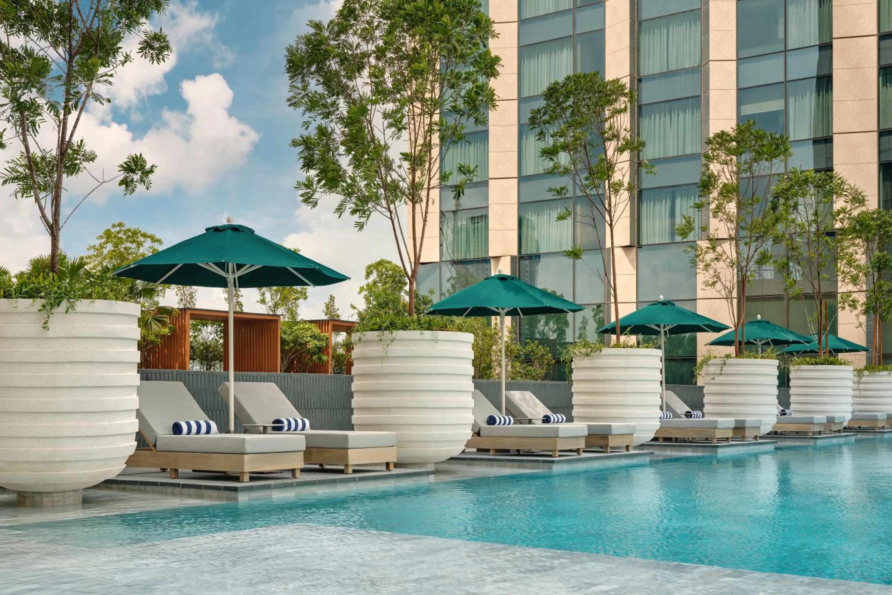 Swimming pool in Hyatt Regency Kuala Lumpur at KL Midtown