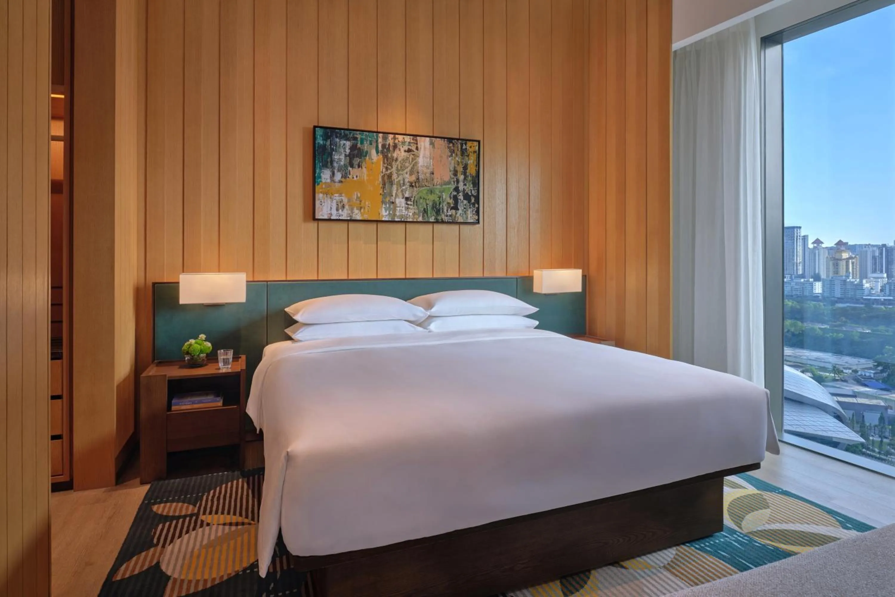 Bedroom, Bed in Hyatt Regency Kuala Lumpur at KL Midtown