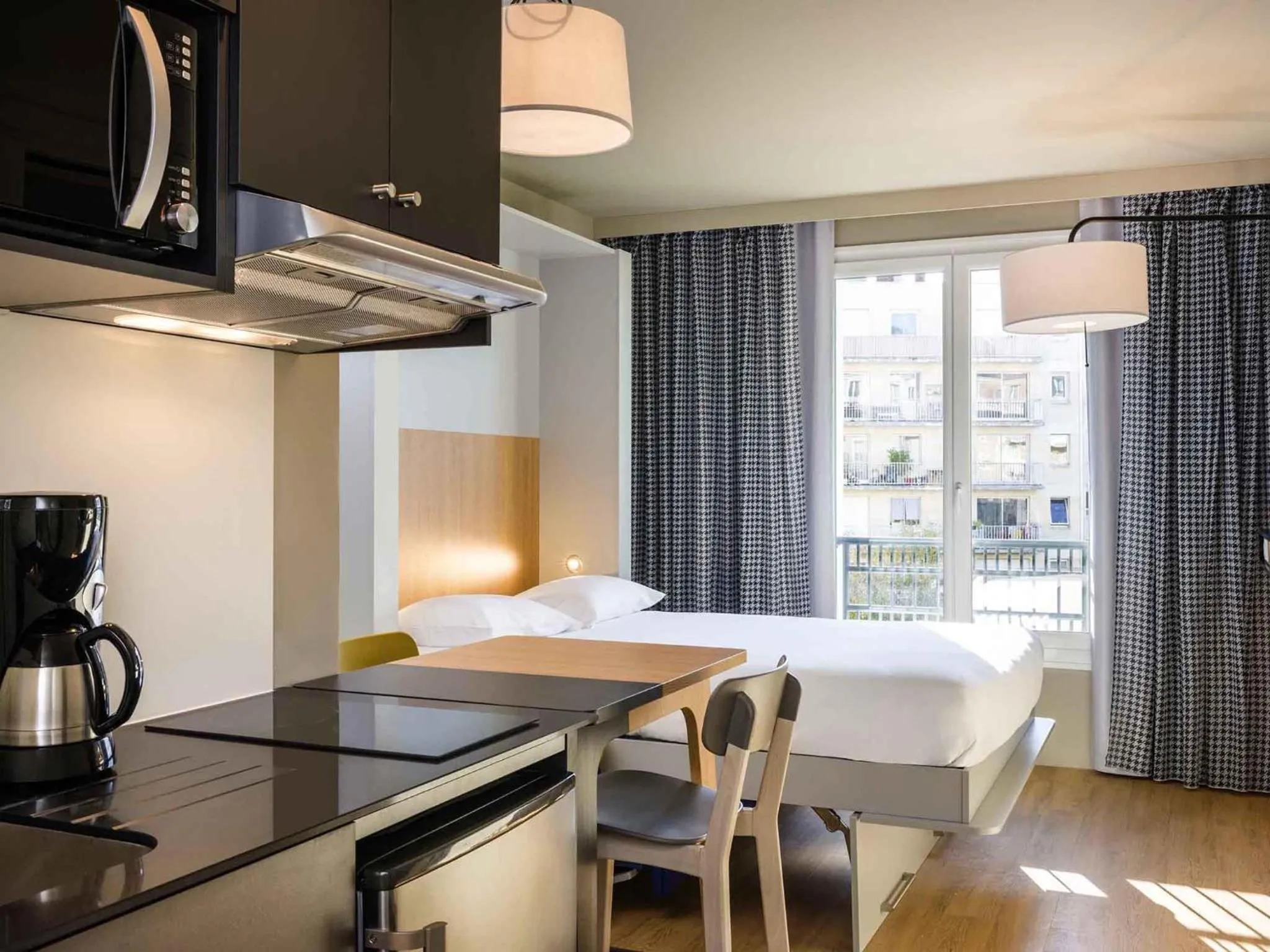 Bedroom in Aparthotel Adagio Access La Défense Puteaux