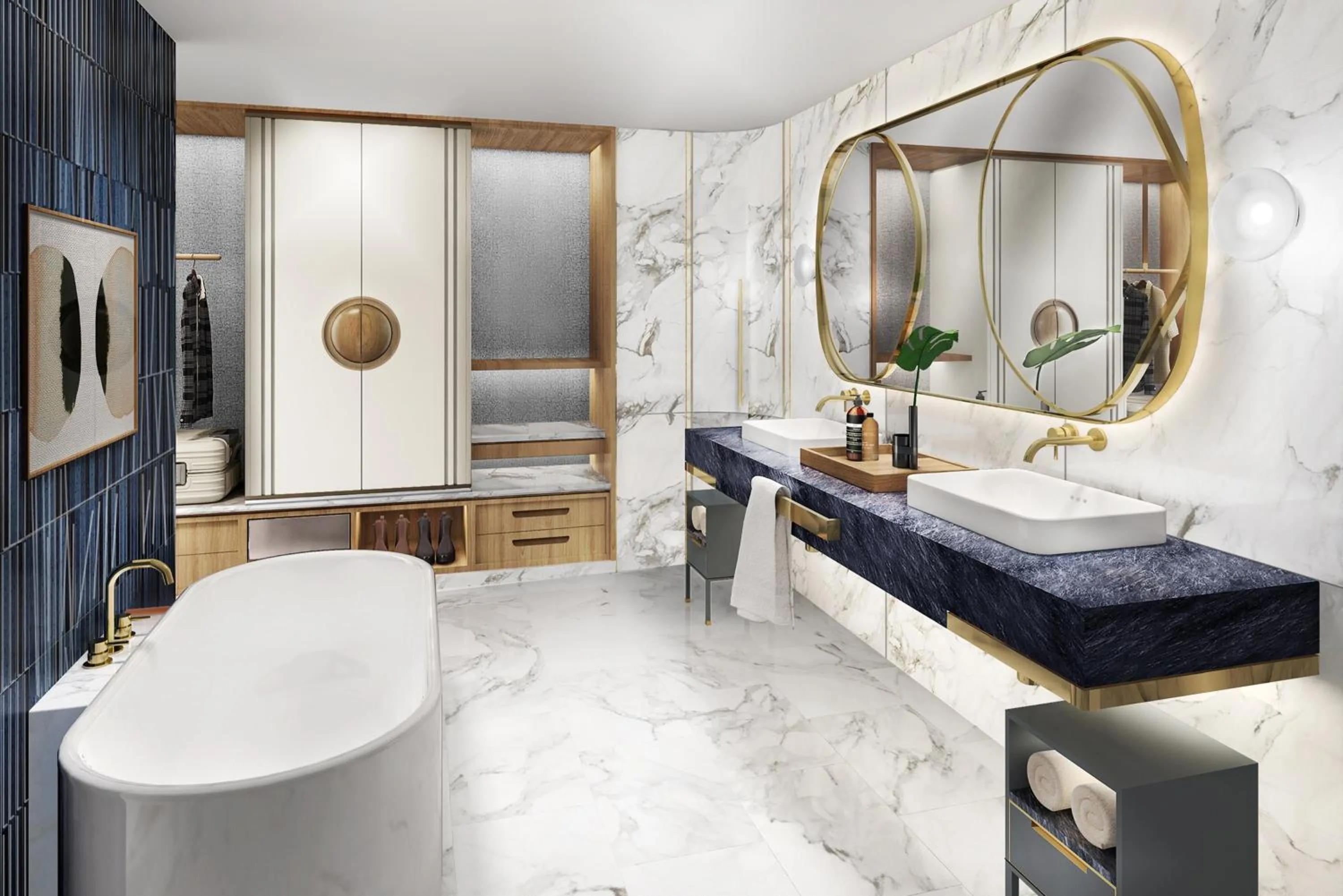 Bathroom in Kimpton Naluria Kuala Lumpur by IHG