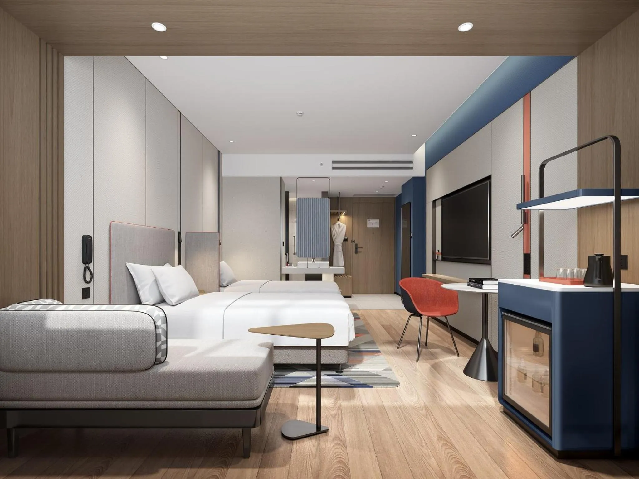 Photo of the whole room in Holiday Inn Express Qingdao City Balcony by IHG