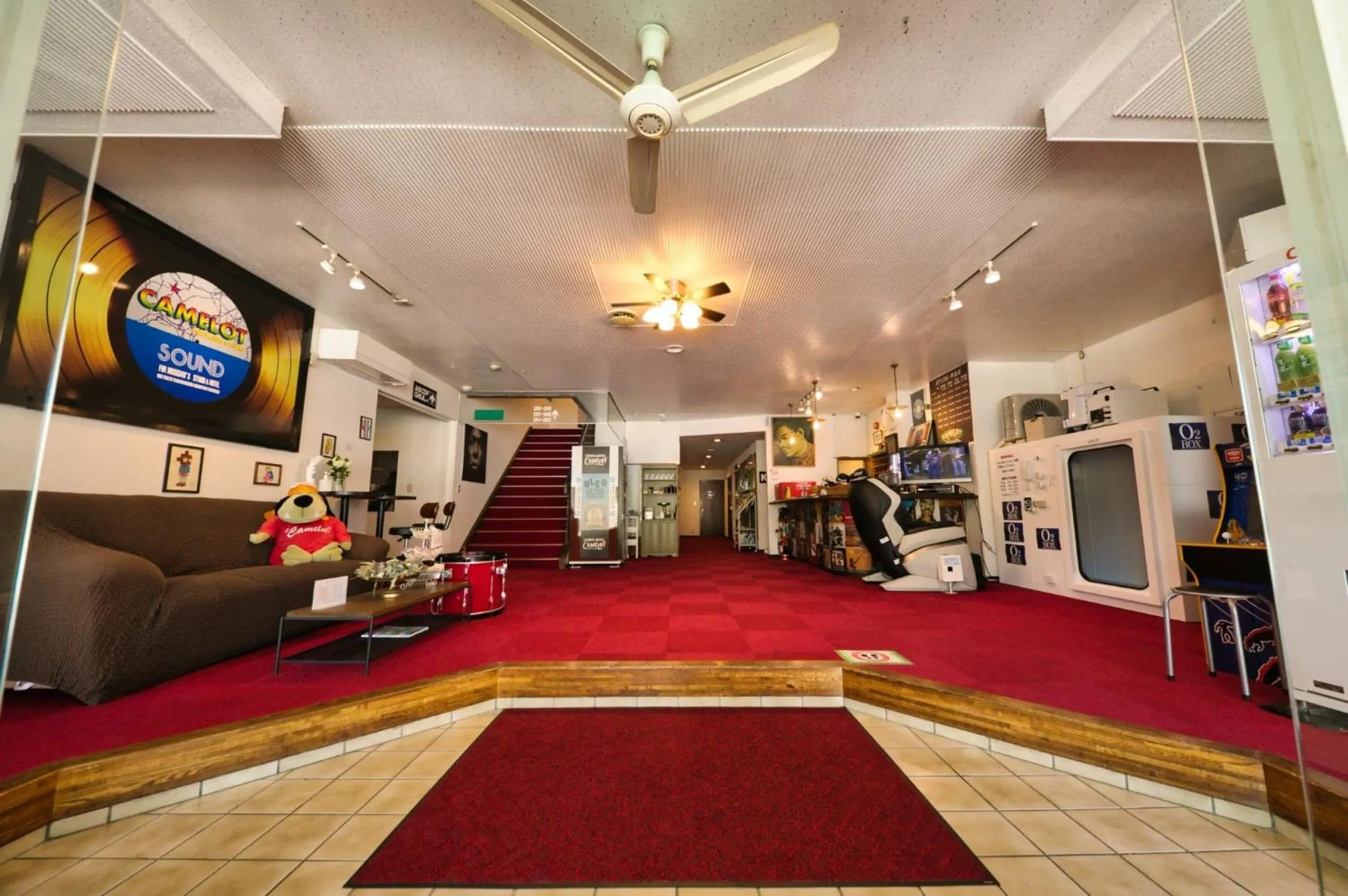 Lobby or reception in Hotel Camelot