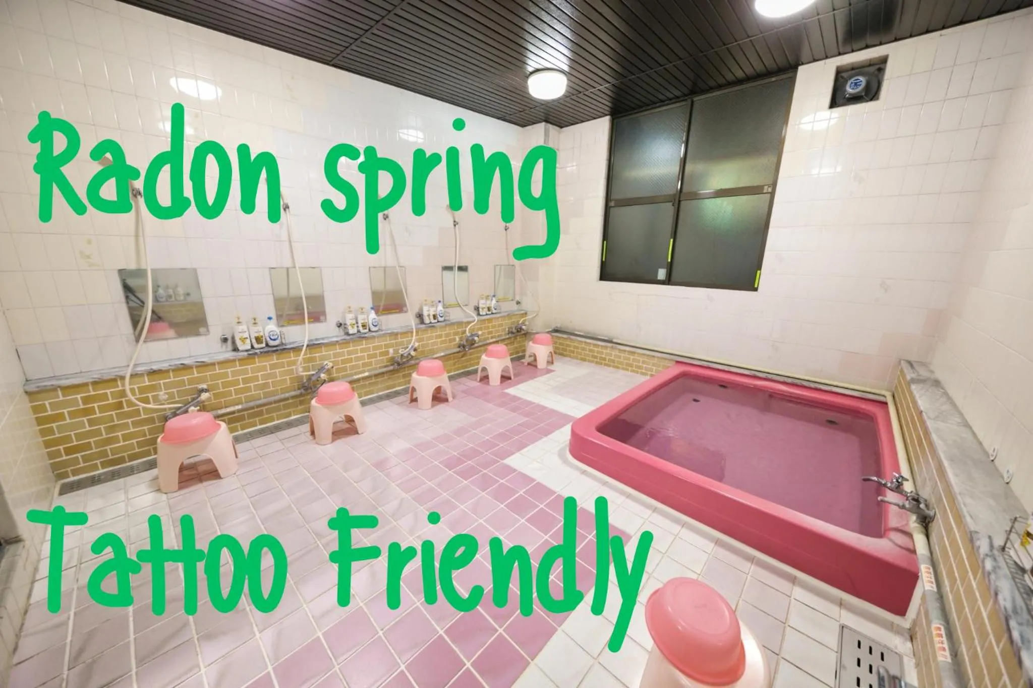 Public Bath in Hotel Camelot