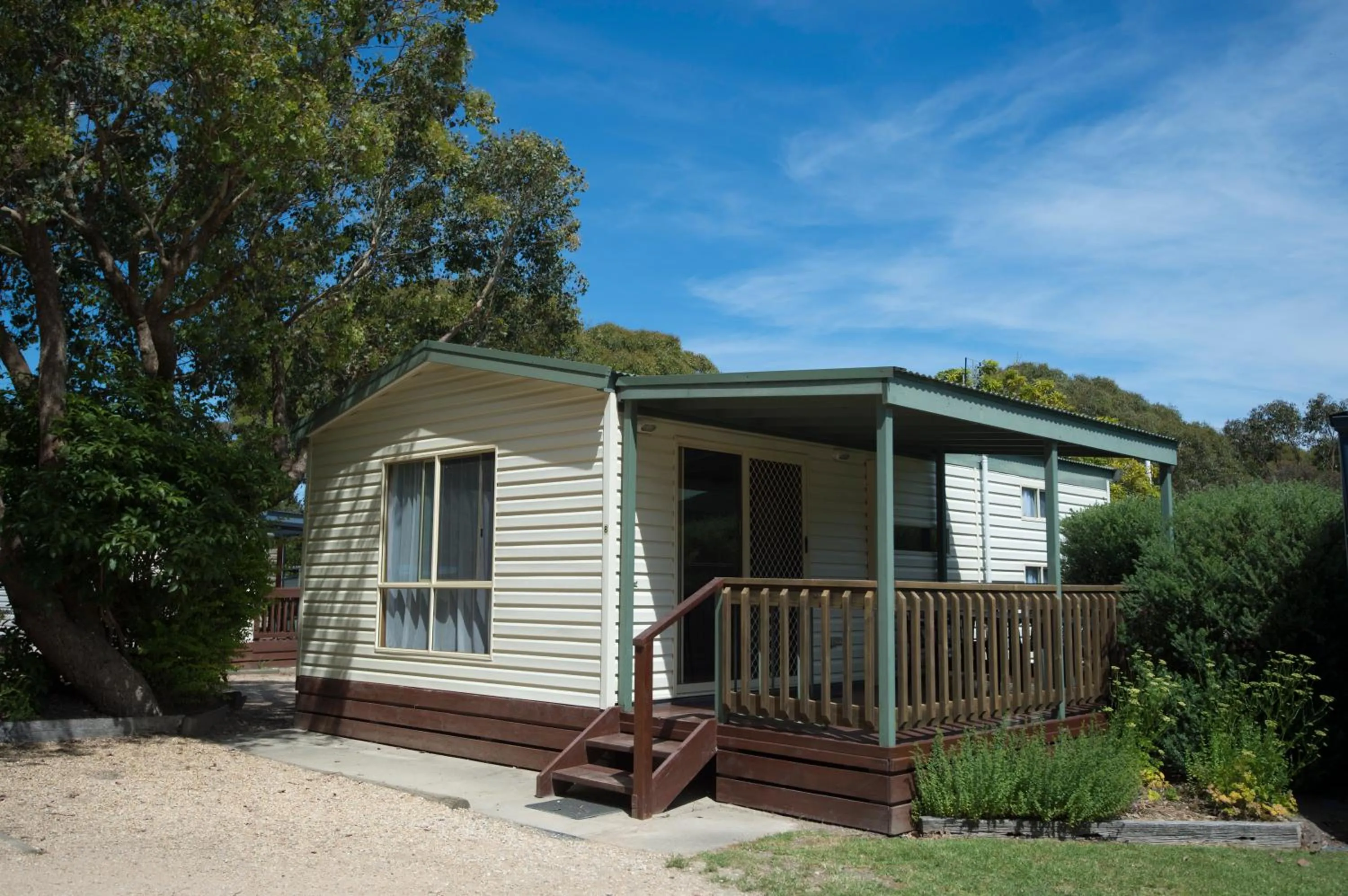 Facade/entrance in The Lakes Beachfront Holiday Park