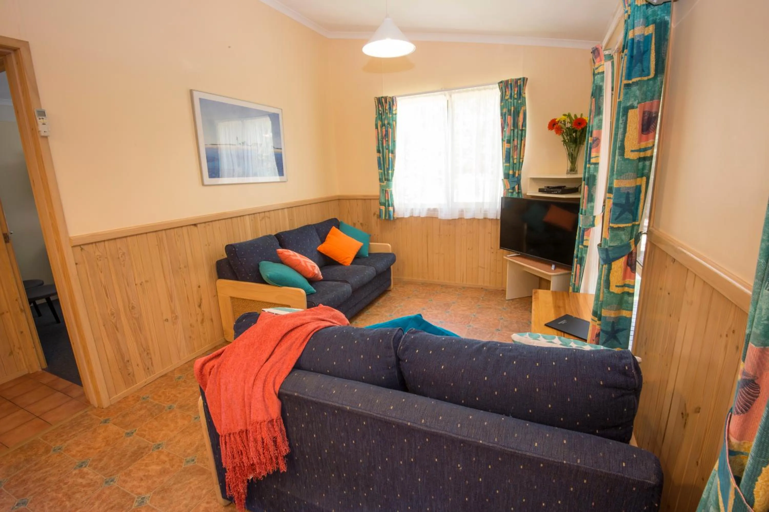 View (from property/room), Bed in The Lakes Beachfront Holiday Park
