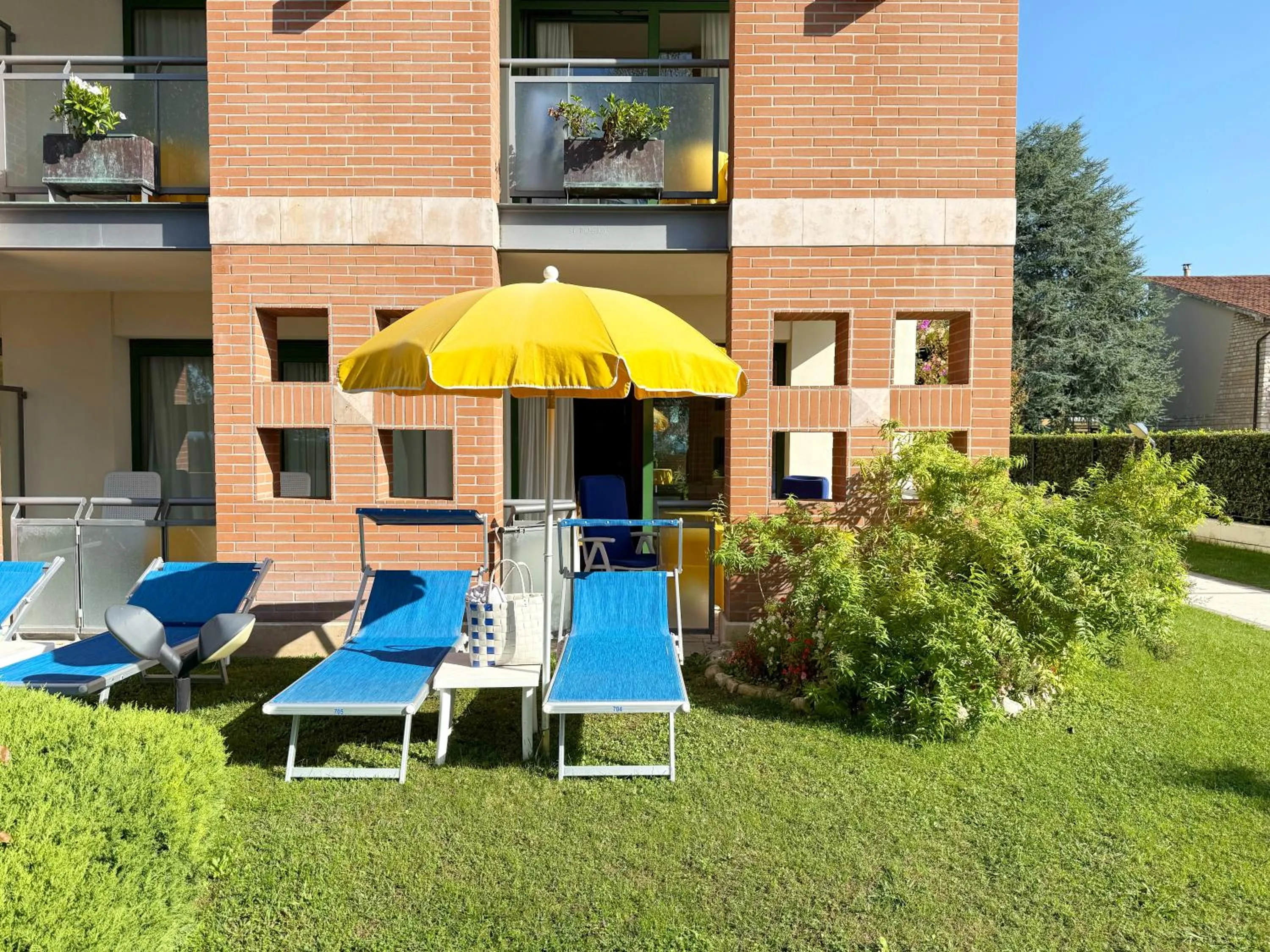 Garden view in Hotel Du Lac et Bellevue