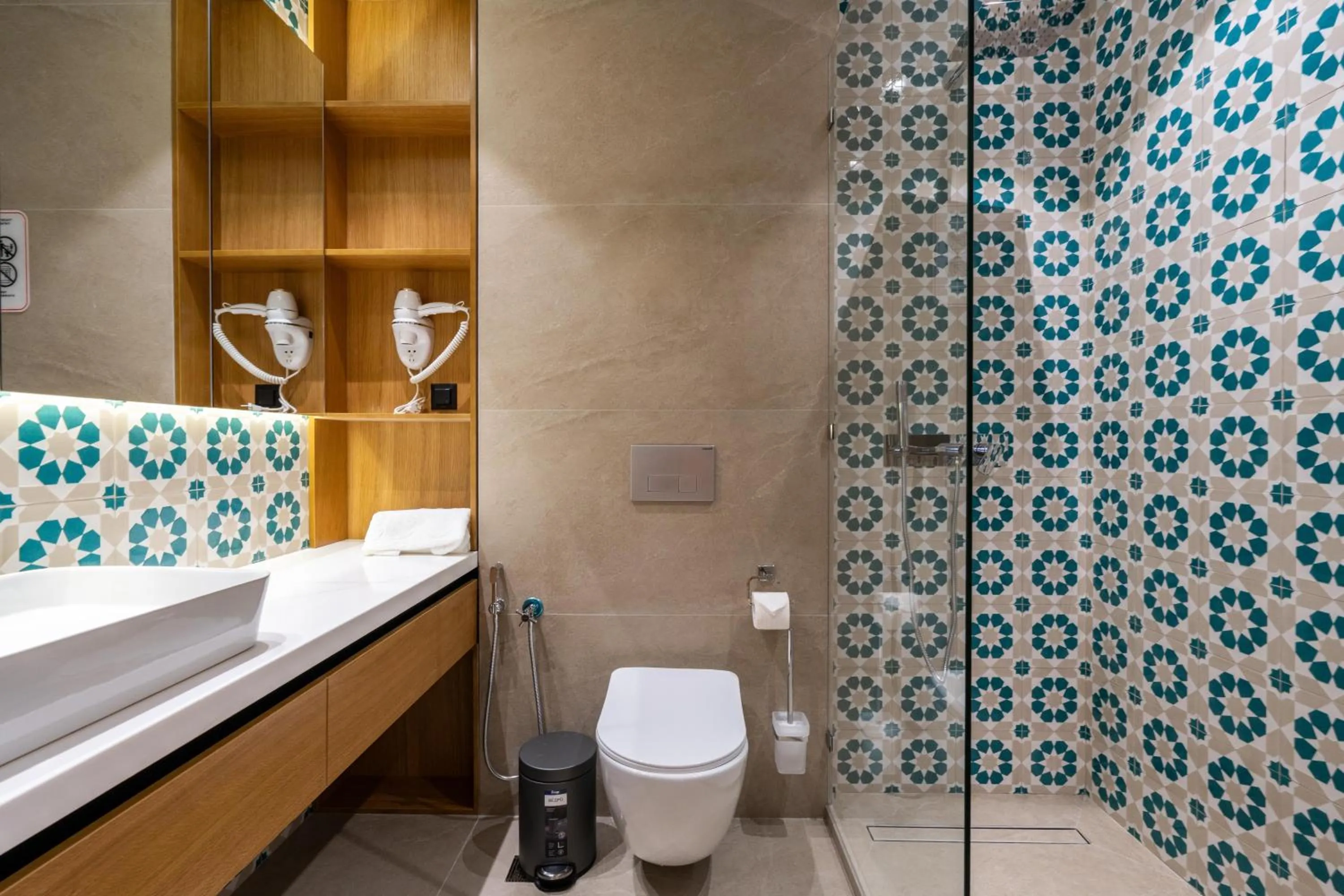 Toilet in Sarhad Hotel