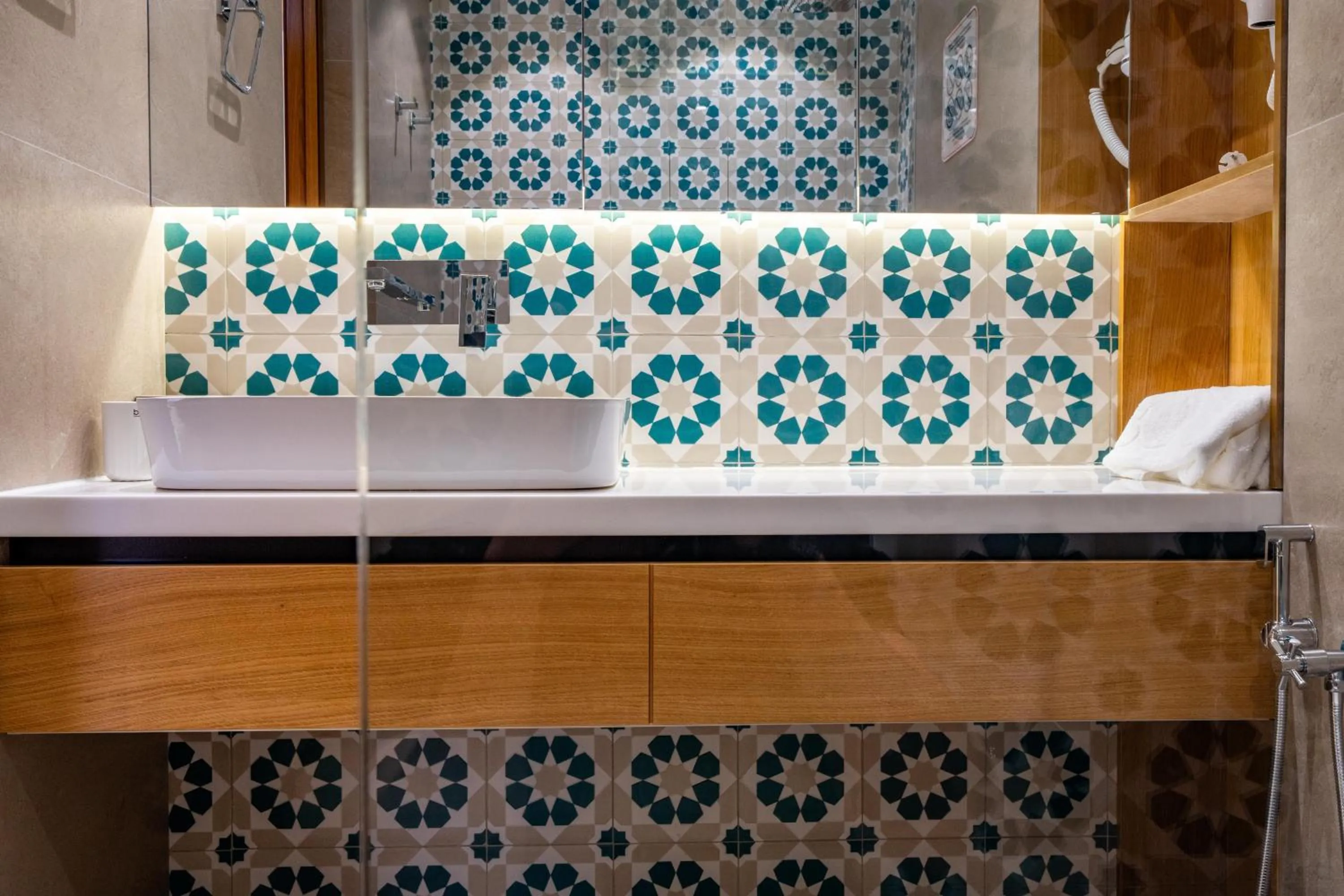 Bathroom in Sarhad Hotel