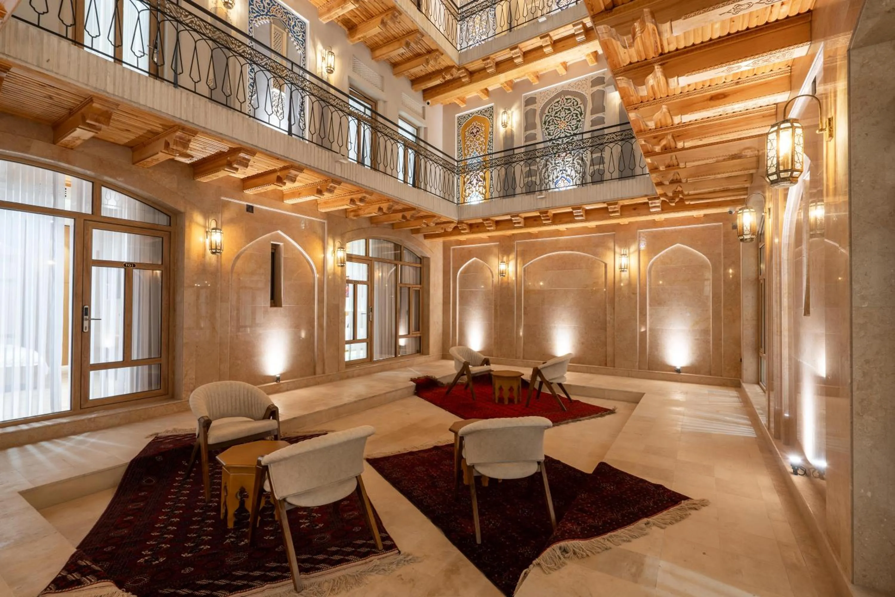 Living room in Sarhad Hotel