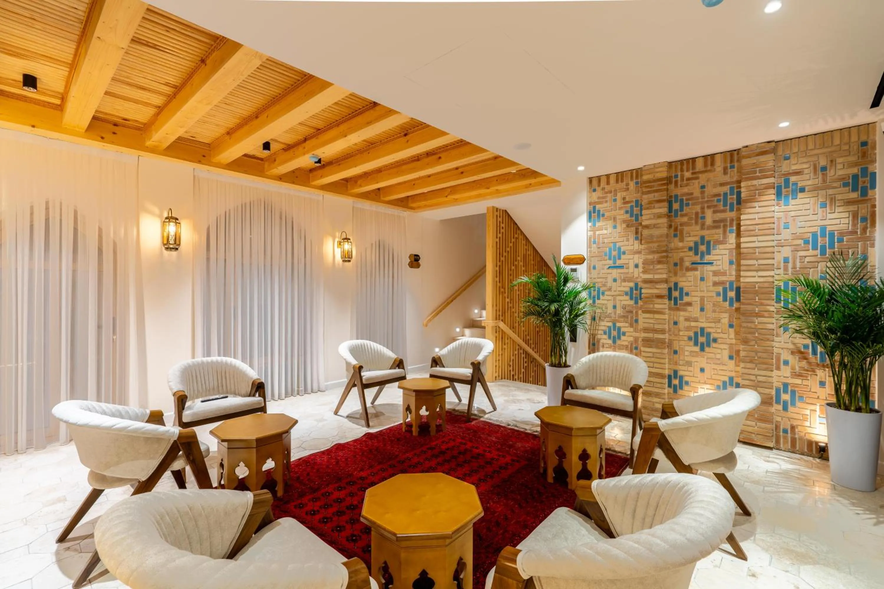 Living room in Sarhad Hotel