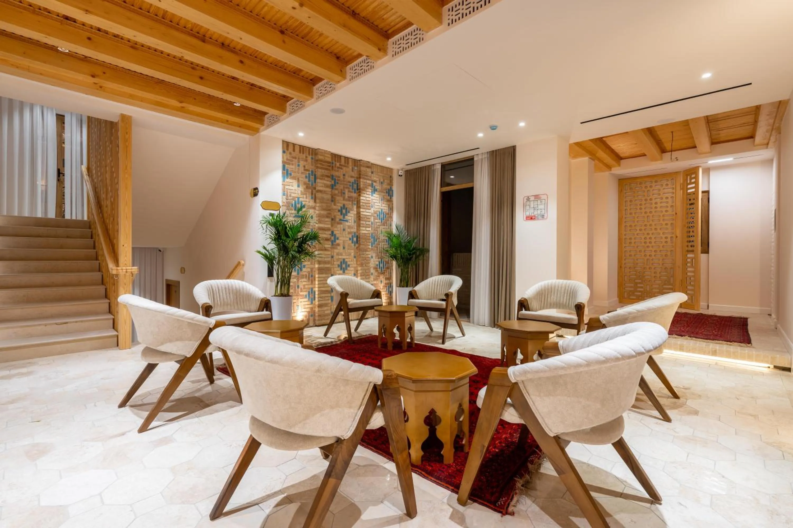 Living room in Sarhad Hotel