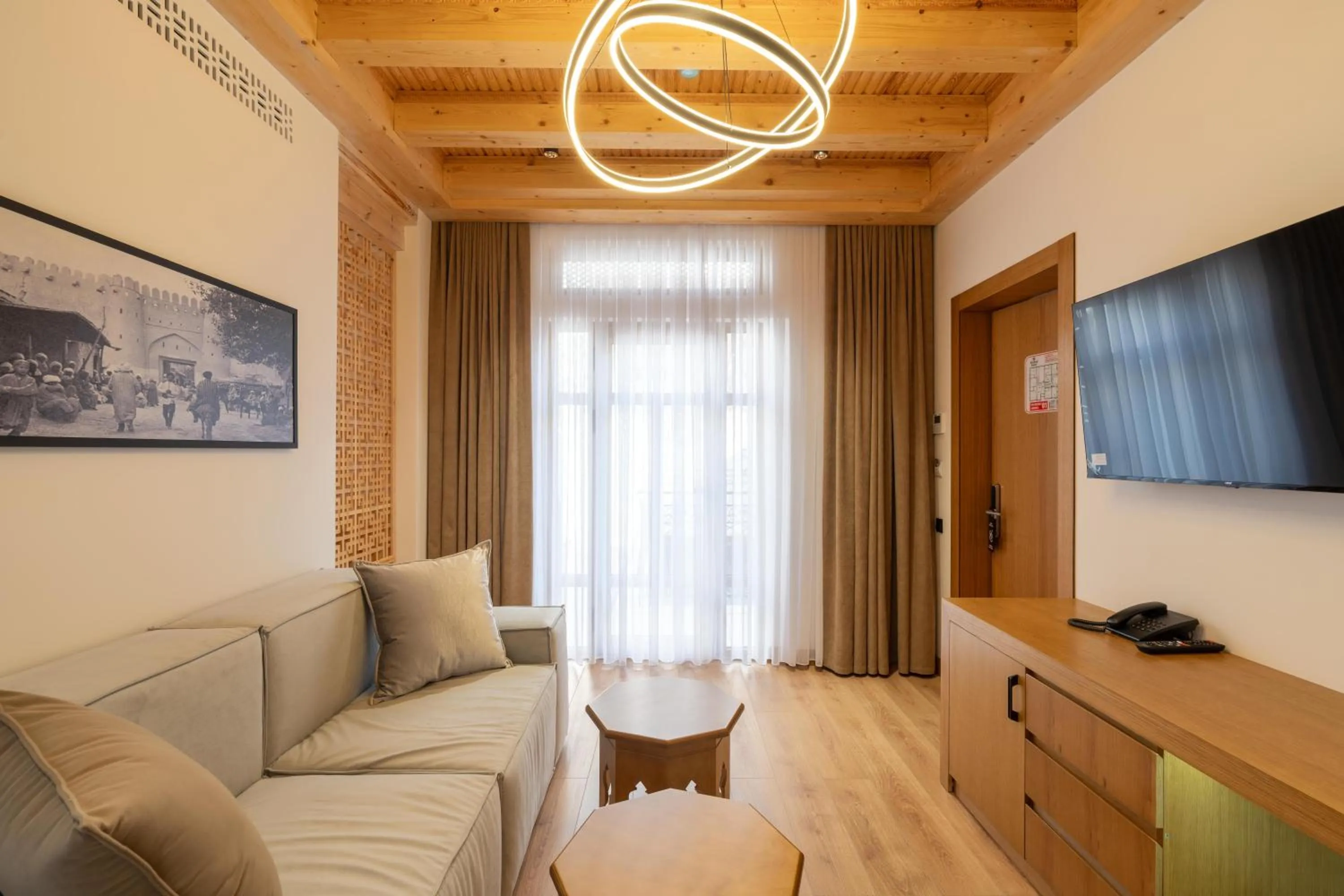 Living room in Sarhad Hotel