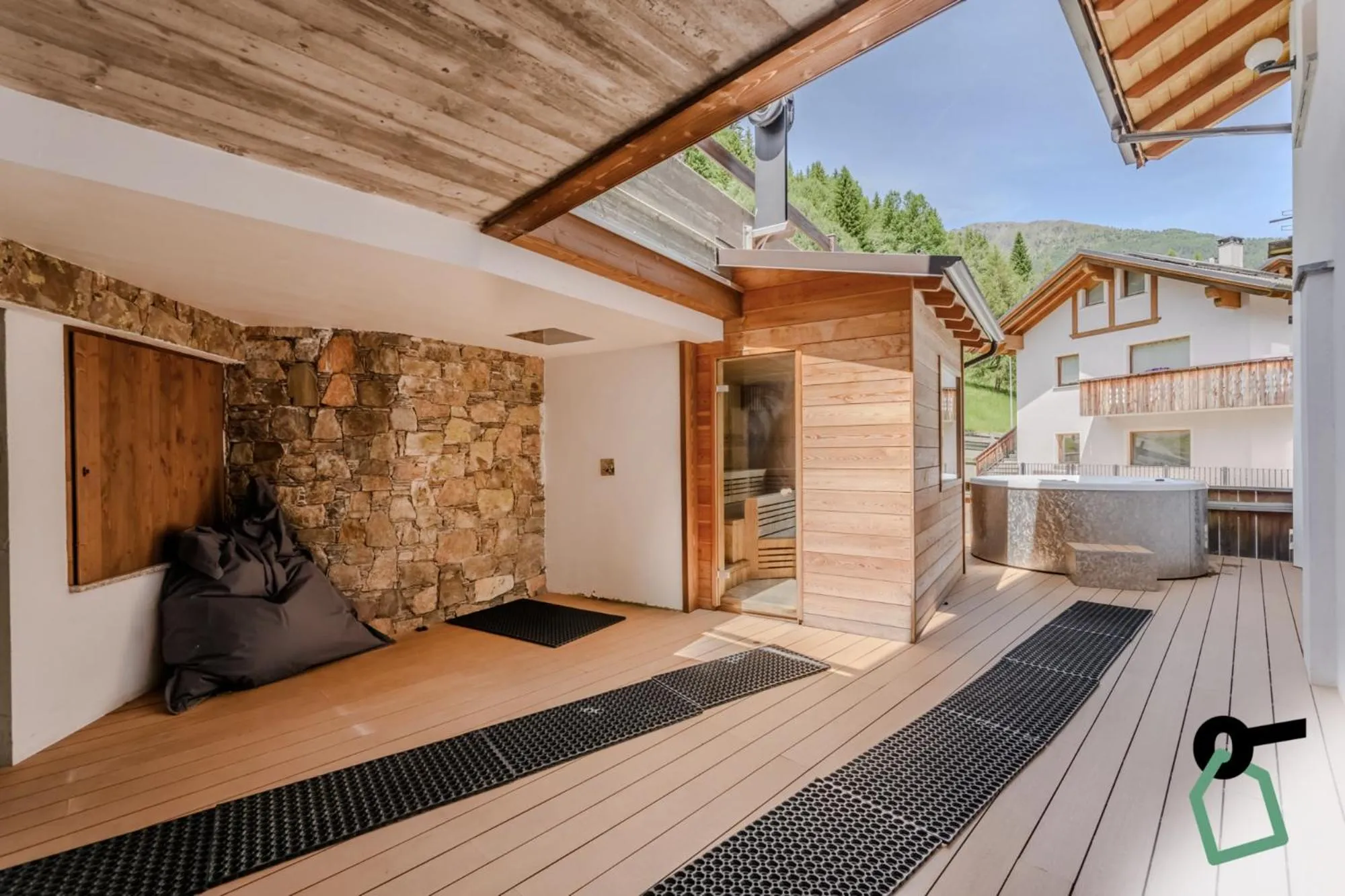 Patio in Hotiday Bormio Valdidentro