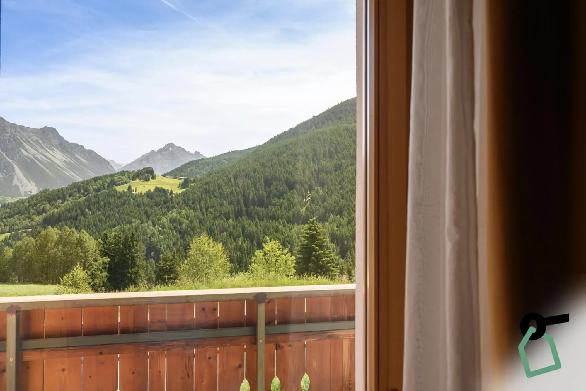 Mountain view in Hotiday Bormio Valdidentro Mountain view in Hotiday Bormio Valdidentro