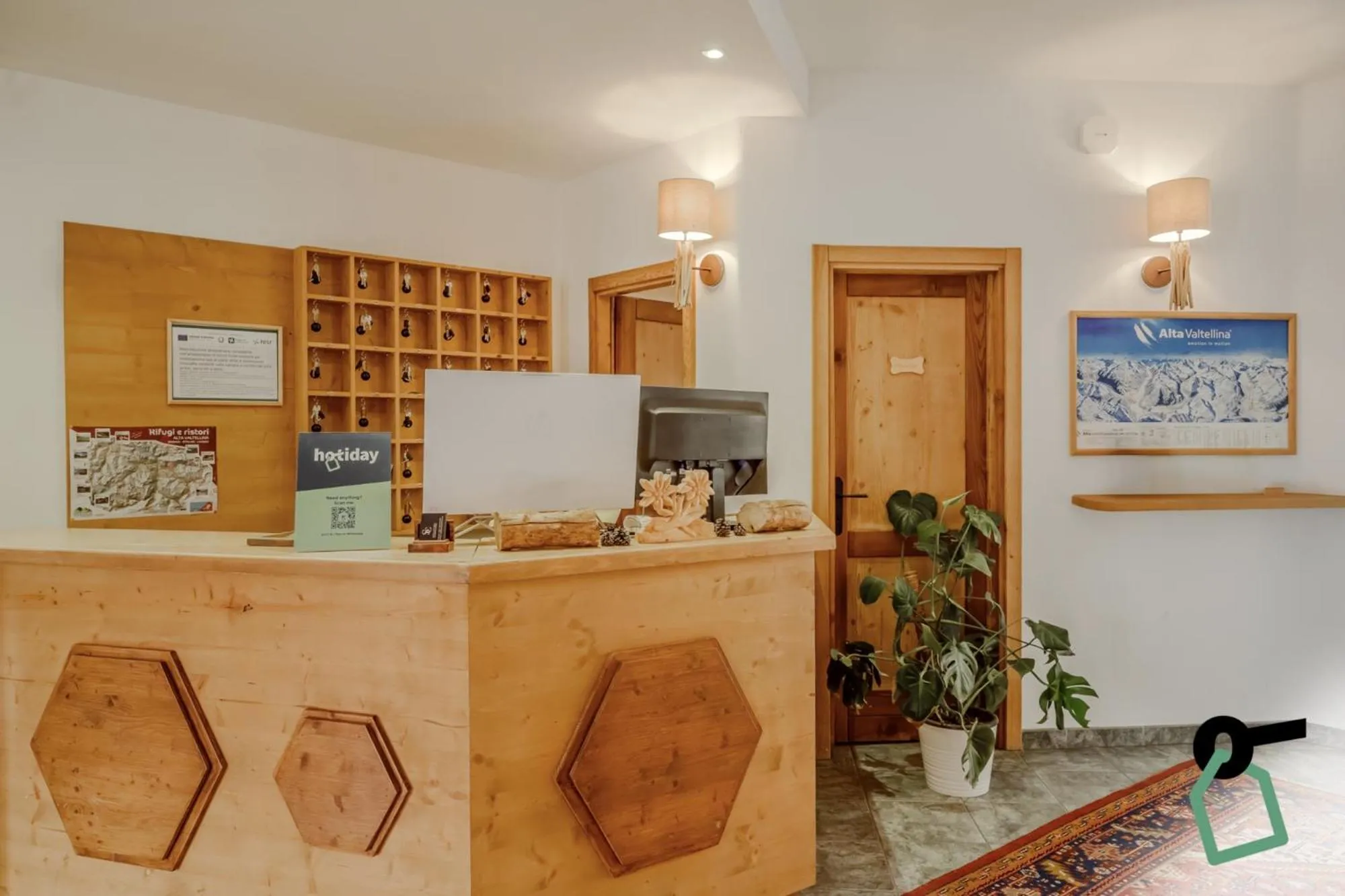 Lobby or reception in Hotiday Bormio Valdidentro