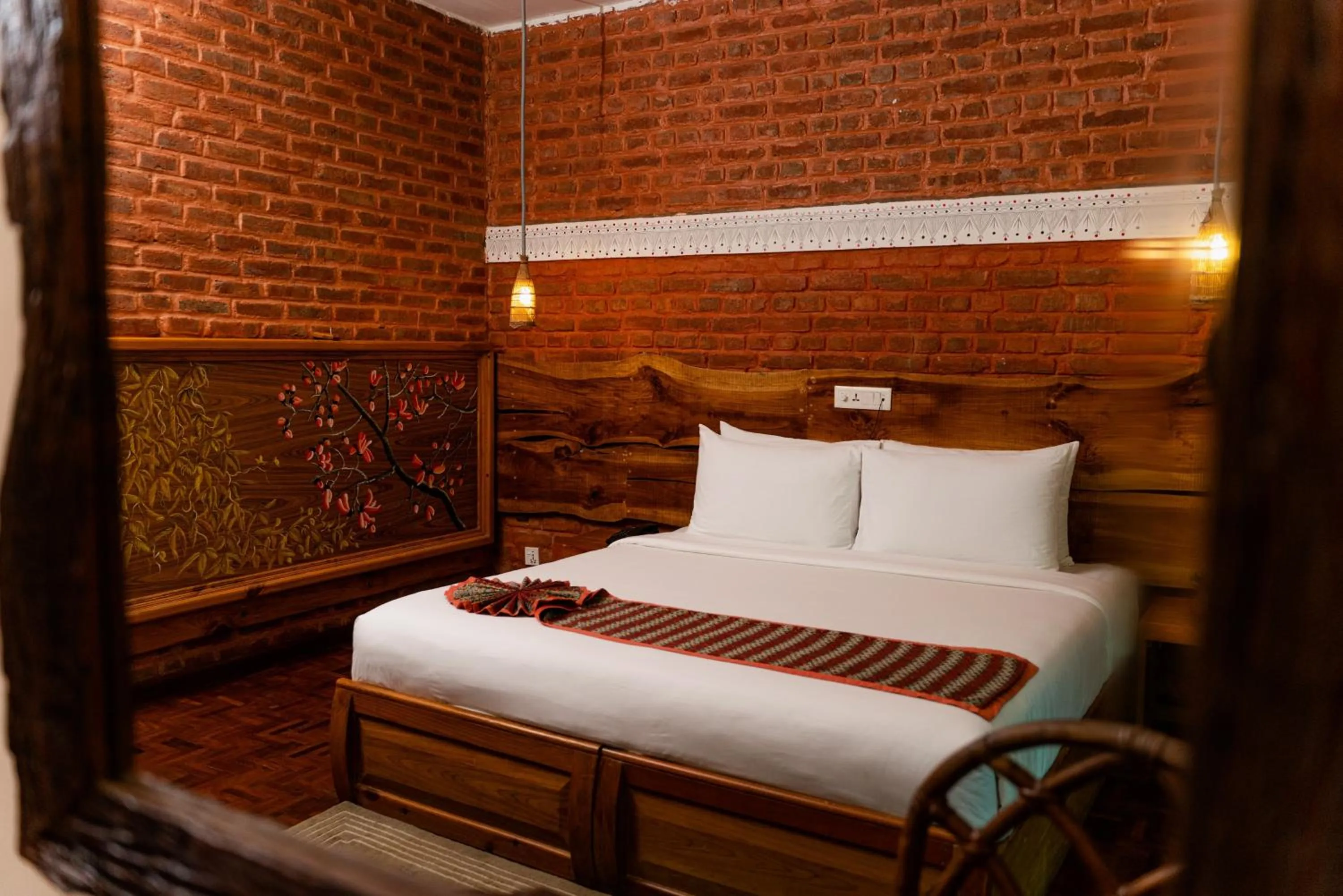 Bed in Siddhartha Wildlife Retreat