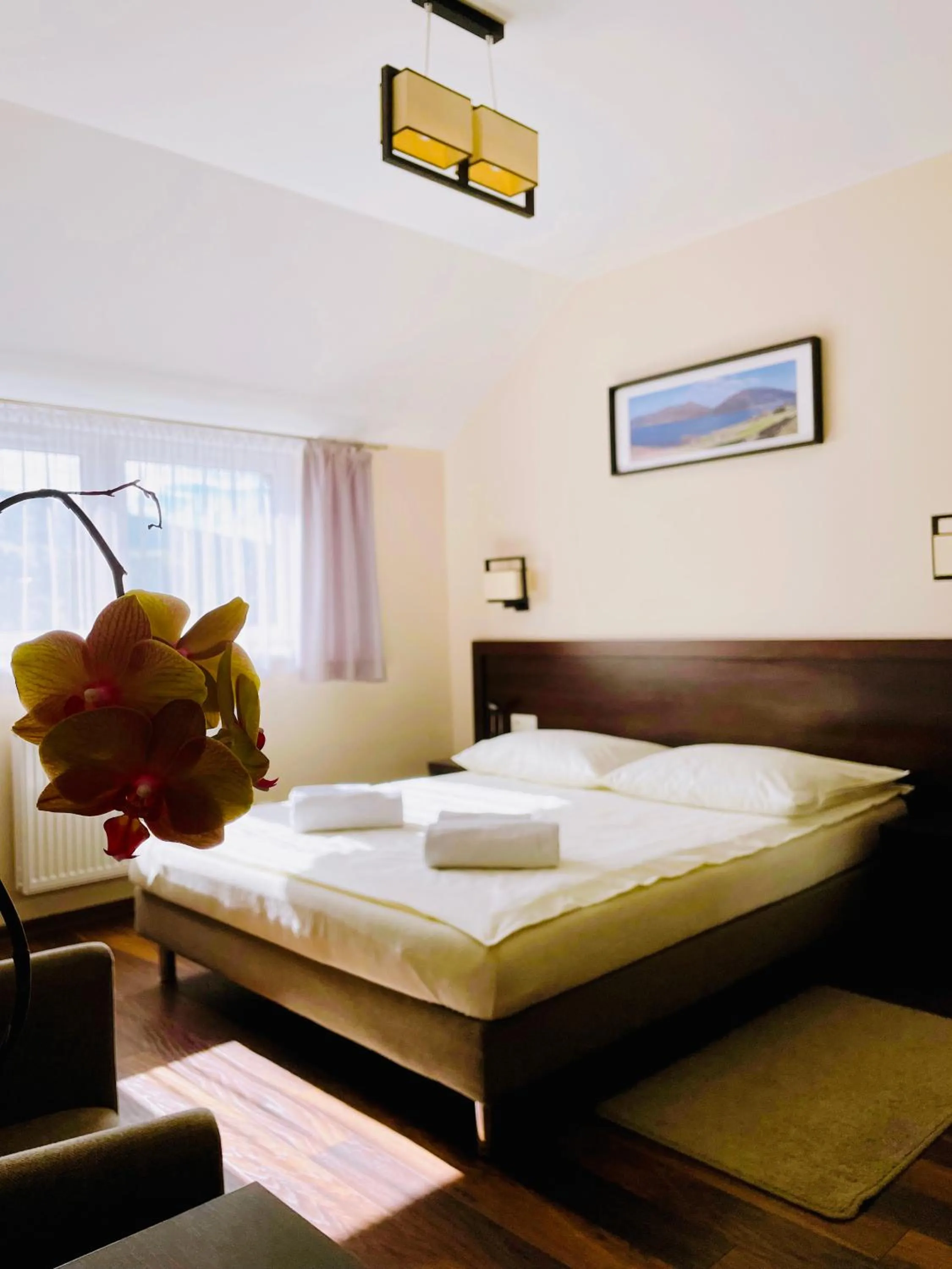 Bed in Hotel Pod Chełmem