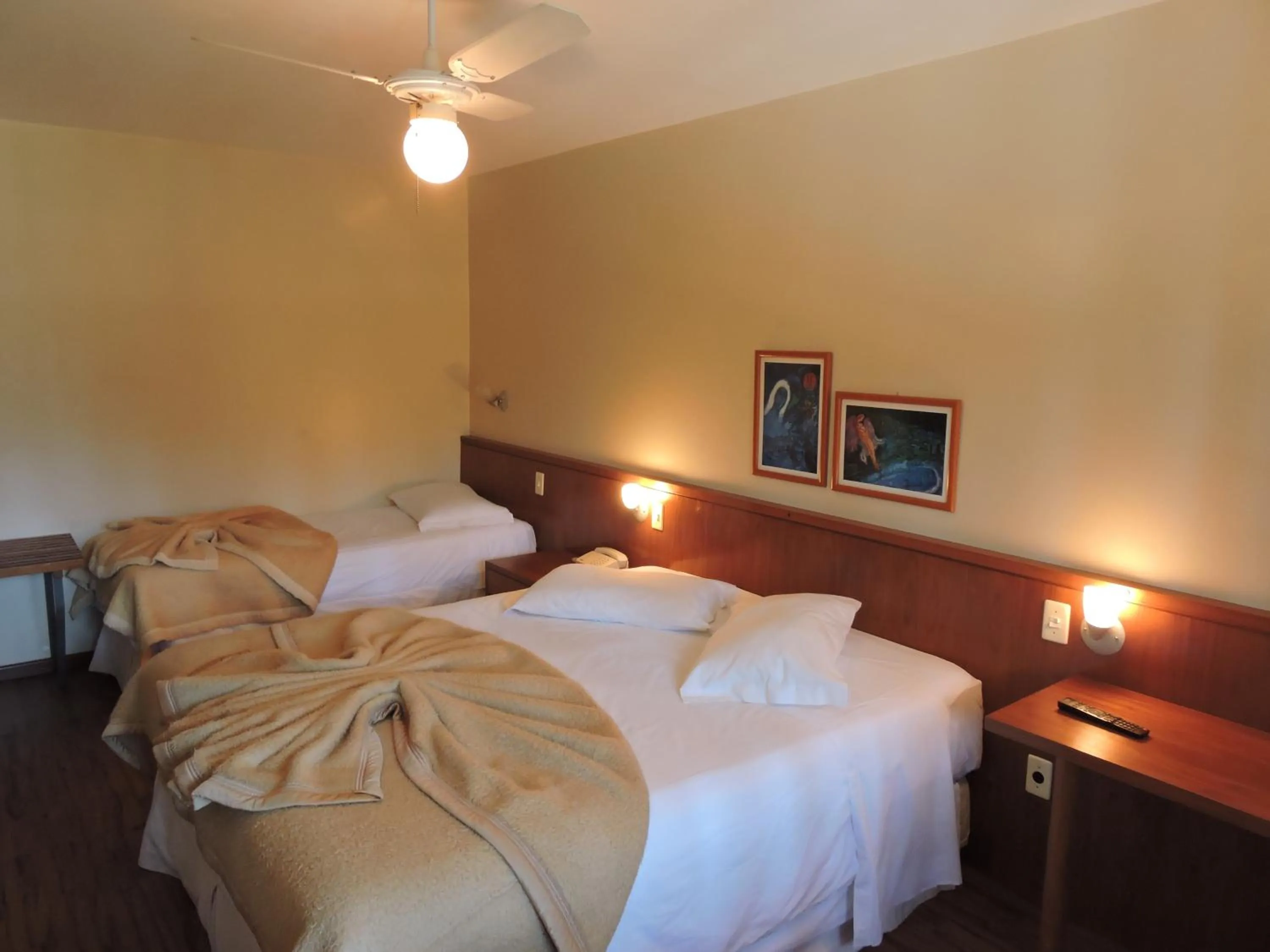 Bed in Estalagem Vila Suzana - Quadra de Beach Tennis Indoor