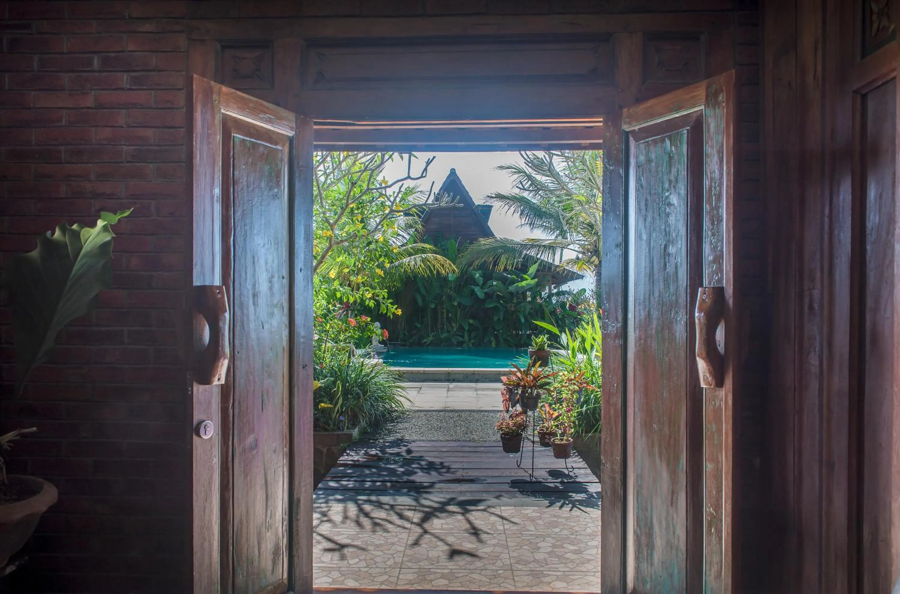 Garden view in Ti Amo Bali