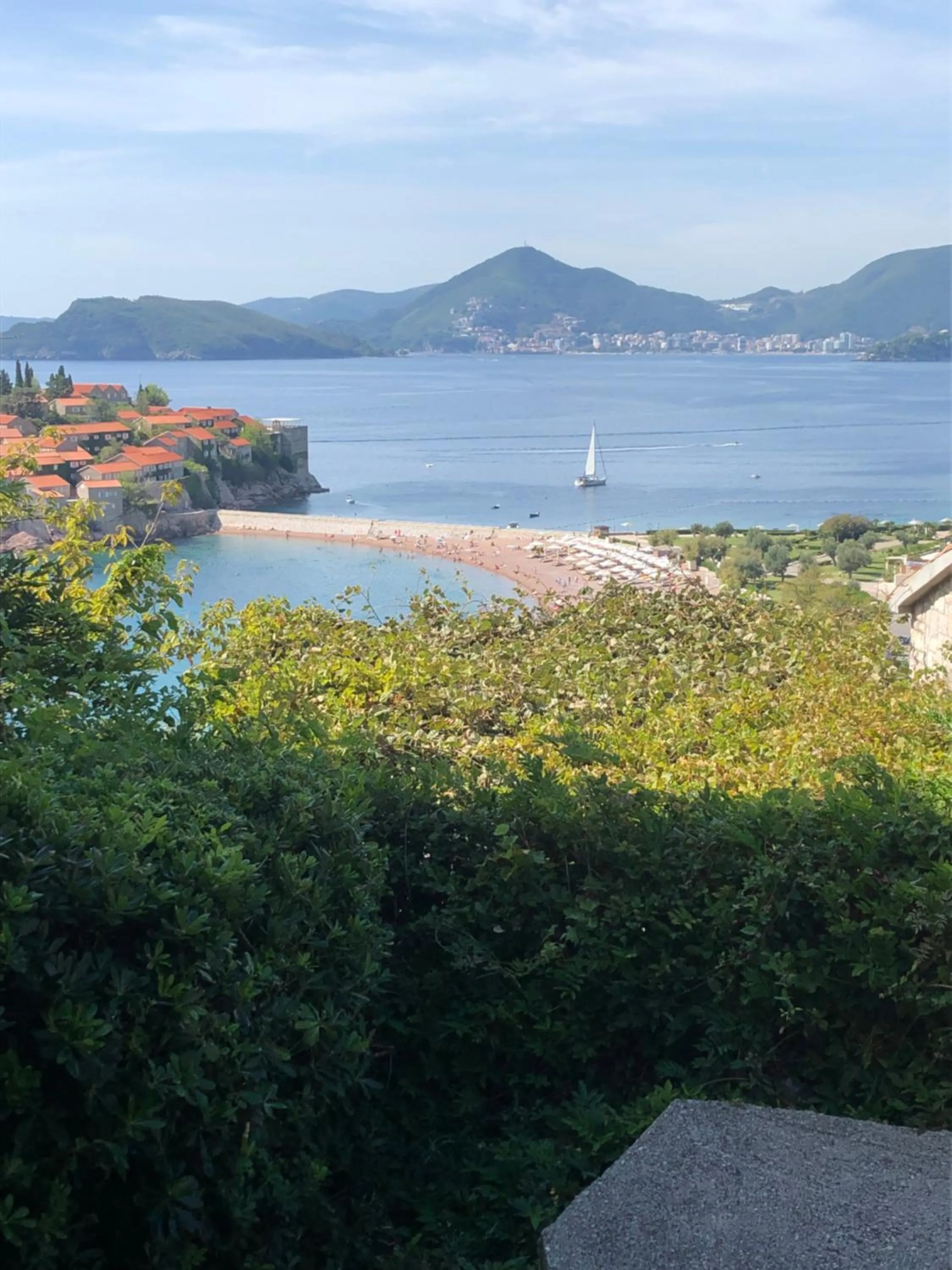 Natural landscape in Apartments Sveti Stefan MNE
