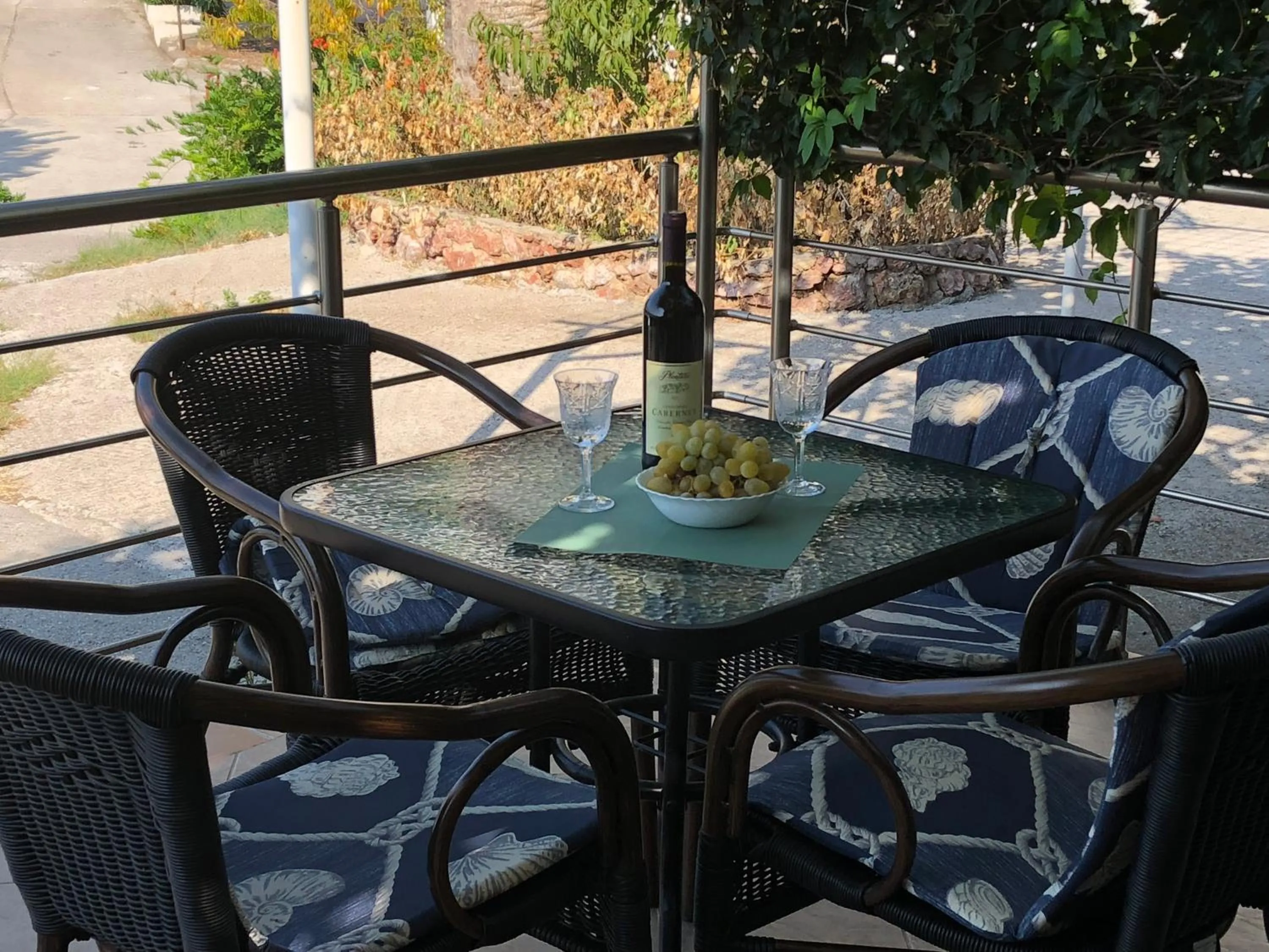 Balcony/Terrace in Apartments Sveti Stefan MNE