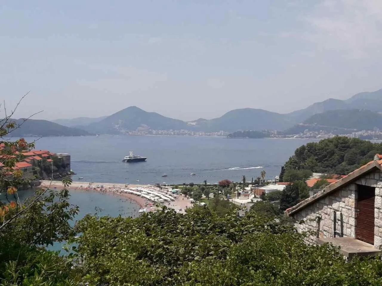 Sea view in Apartments Sveti Stefan MNE