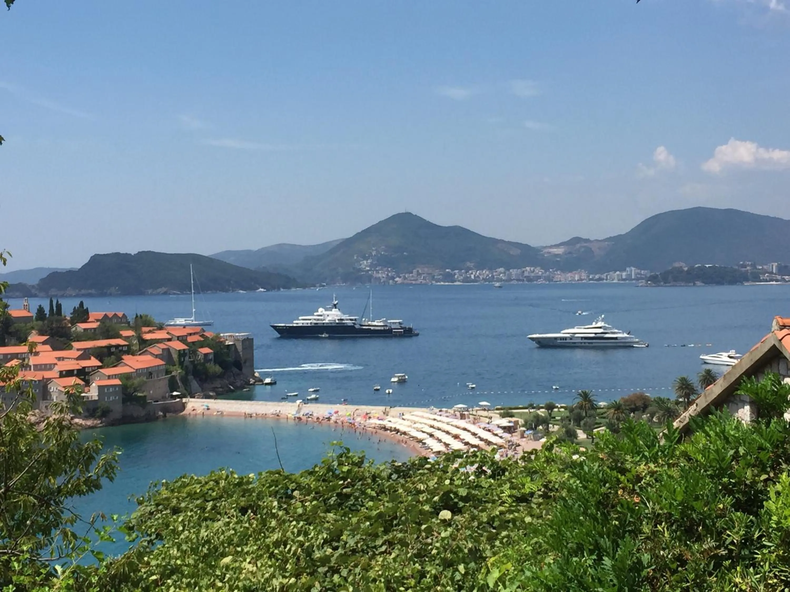 View (from property/room) in Apartments Sveti Stefan MNE