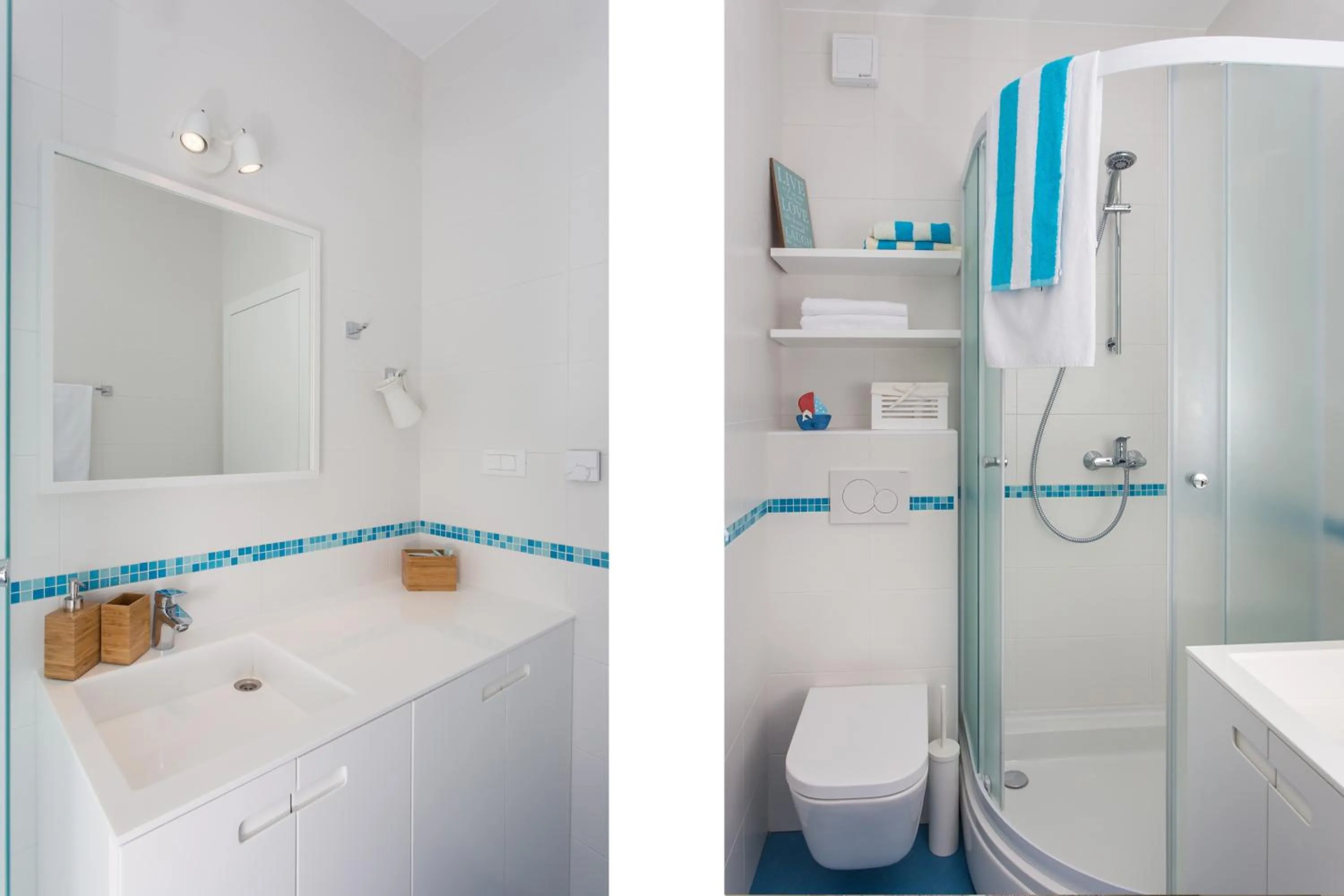 Bathroom in Apartments Villa Karmen