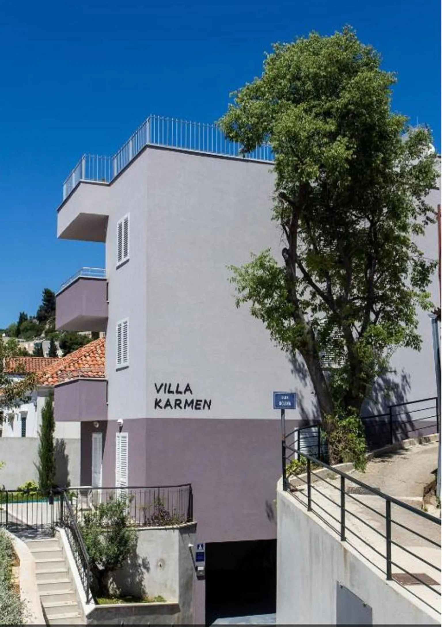 Property building in Apartments Villa Karmen