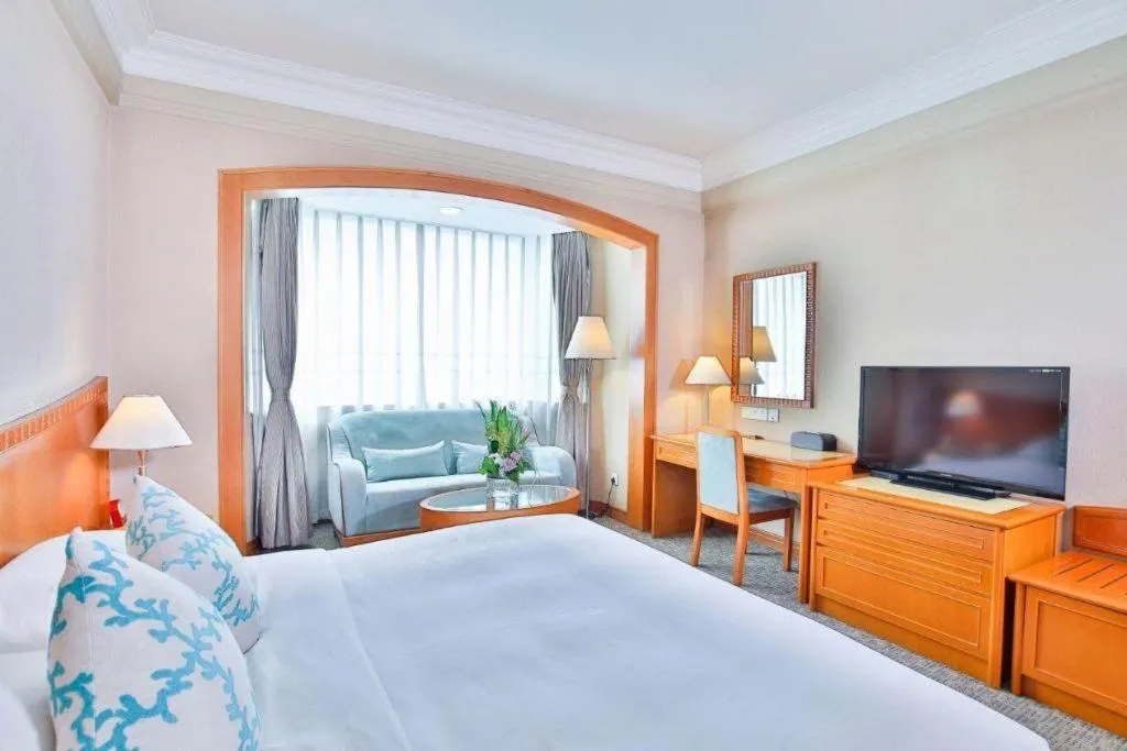 Bed in Haihua Hotel Hangzhou