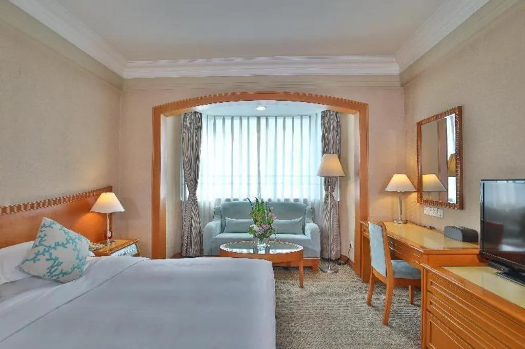 Bed in Haihua Hotel Hangzhou