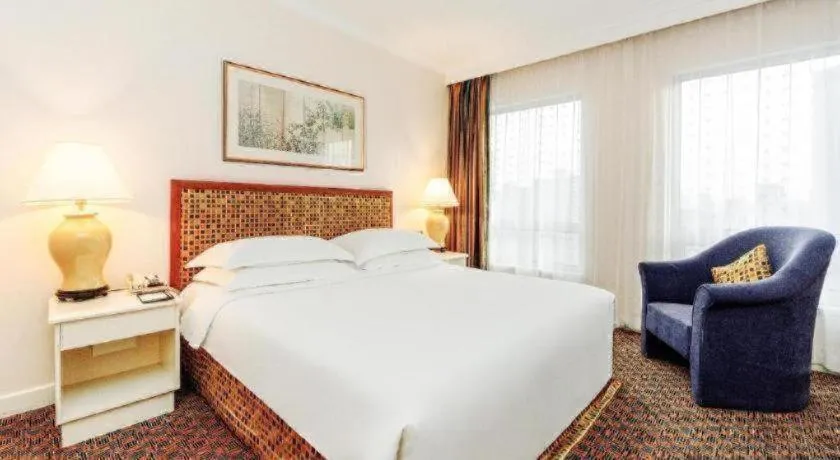 Bed in Grand Skylight Hotel Royal, Beijing