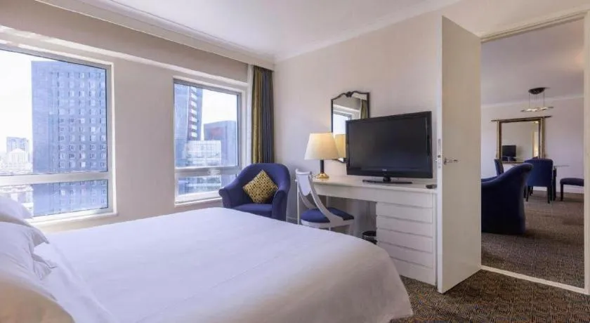 Bed in Grand Skylight Hotel Royal, Beijing