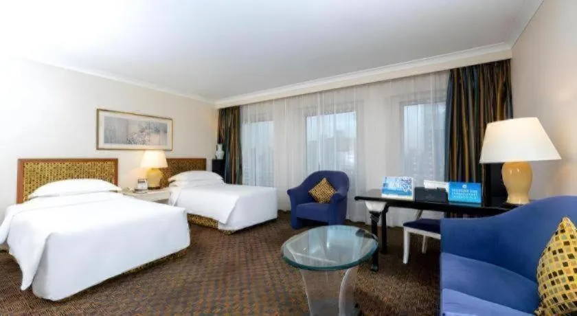 Bed in Grand Skylight Hotel Royal, Beijing