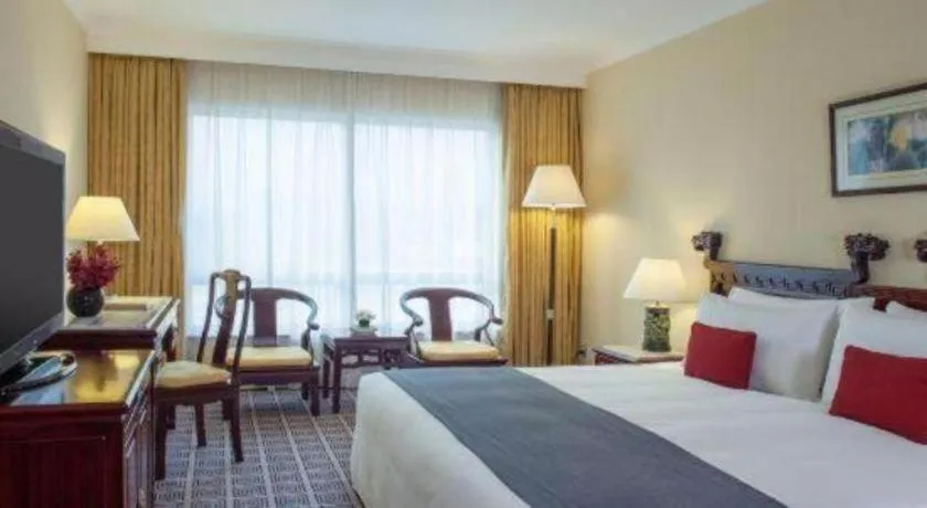 Bed in Grand Skylight Hotel Royal, Beijing