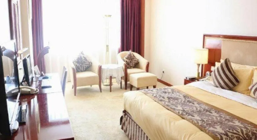 Bed in Xinhai Jinjiang Hotel