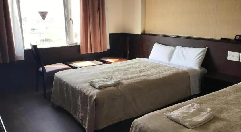 Bed in Hotel Gran View Okinawa