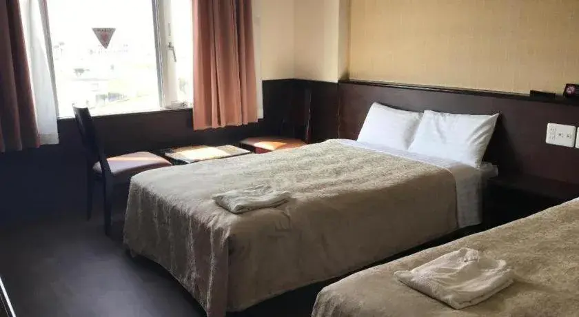 Bed in Hotel Gran View Okinawa Bed in Hotel Gran View Okinawa