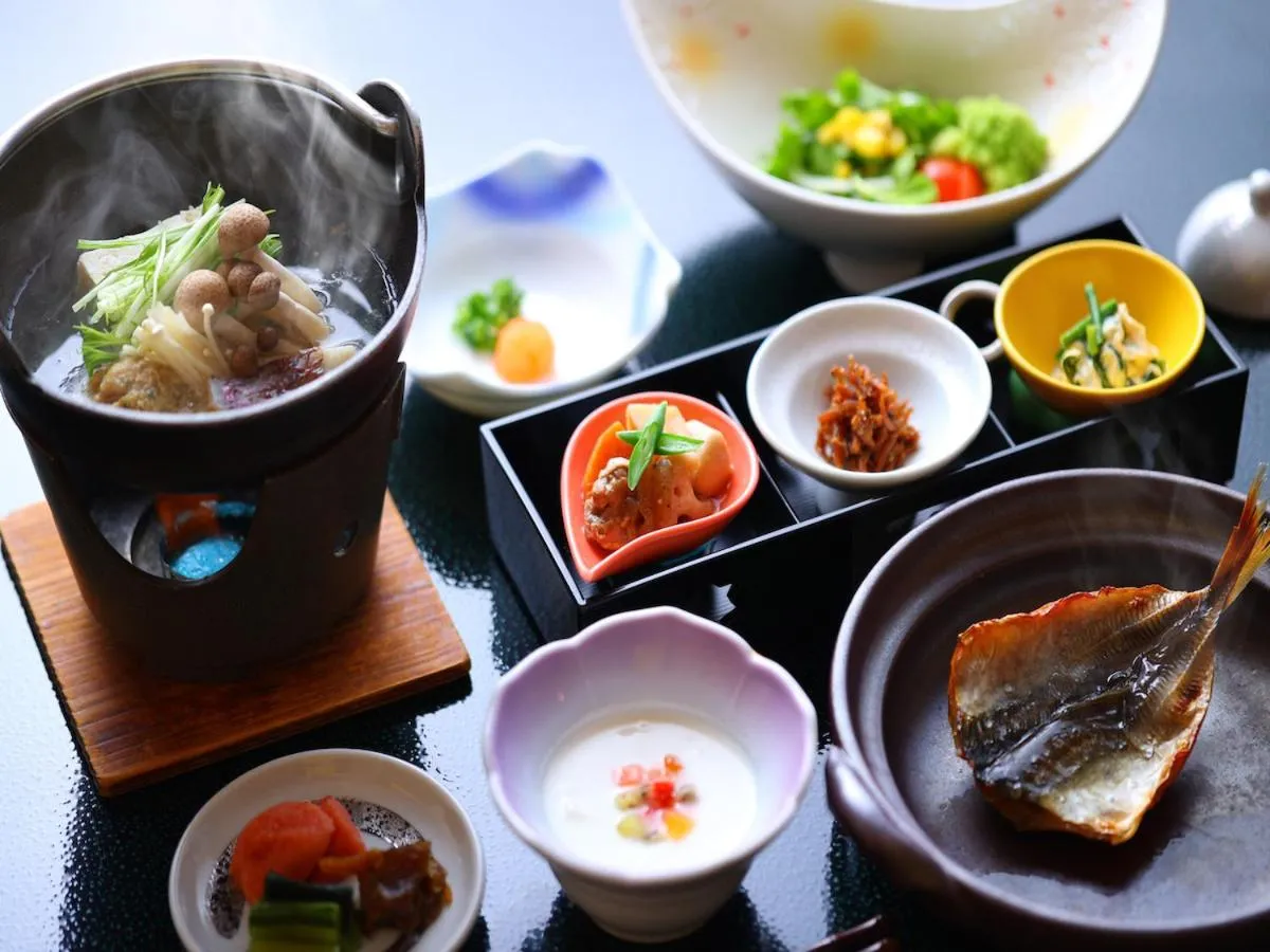 Breakfast in Kinugawa Onsen Hana no Yado Matsuya