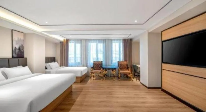 Bed in GreenTree Inn Harbin Central Avenue