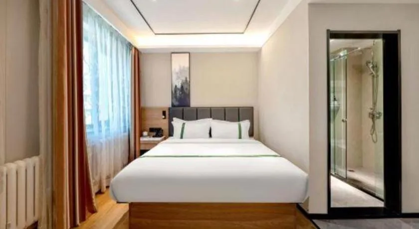 Bed in GreenTree Inn Harbin Central Avenue